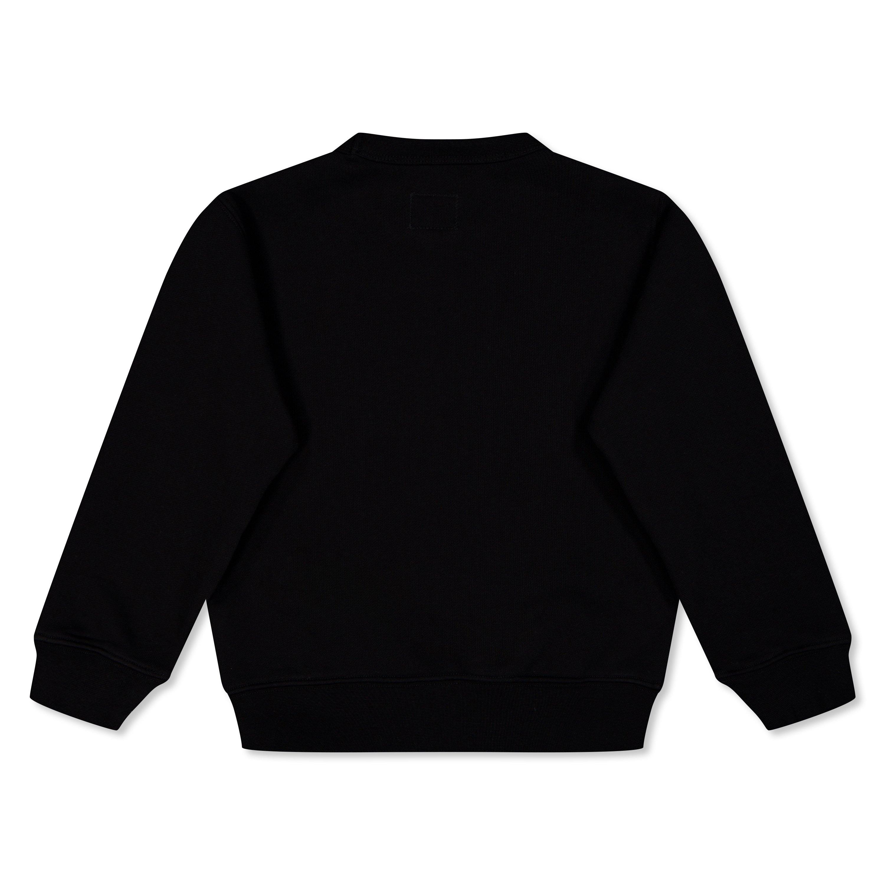 Black 60100 - CP Company - Kids Front Logo Crew Sweatshirt - 2