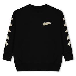 Off White Paper Tape Sweatshirt Juniors