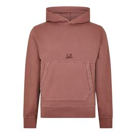 CP Company Embroidered Logo Hooded Sweatshirt