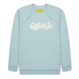 Off White Fluid Sweatshirt Juniors