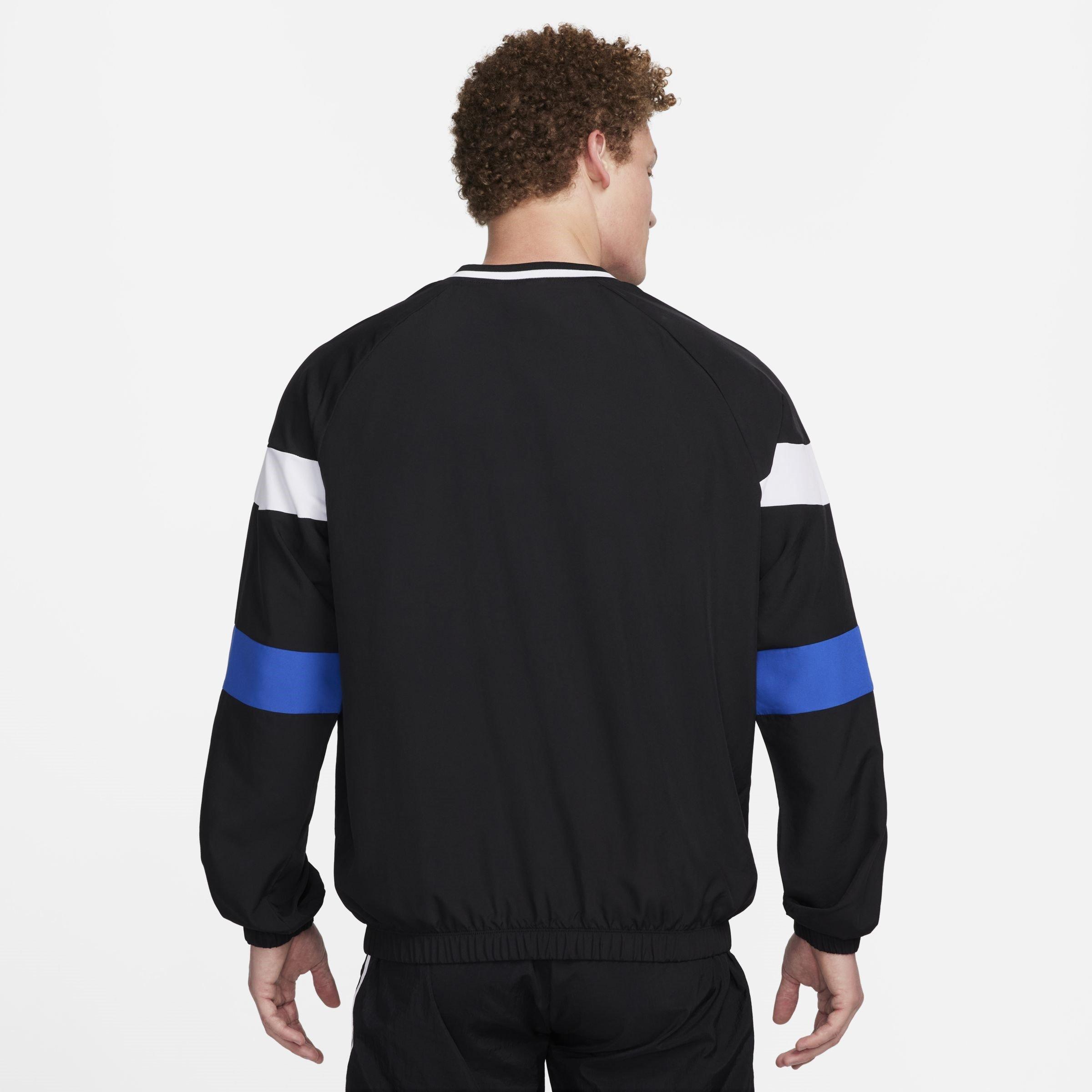 Black/Blue - Nike - Academy Men's Dri-FIT Crew Global Football Top - 2