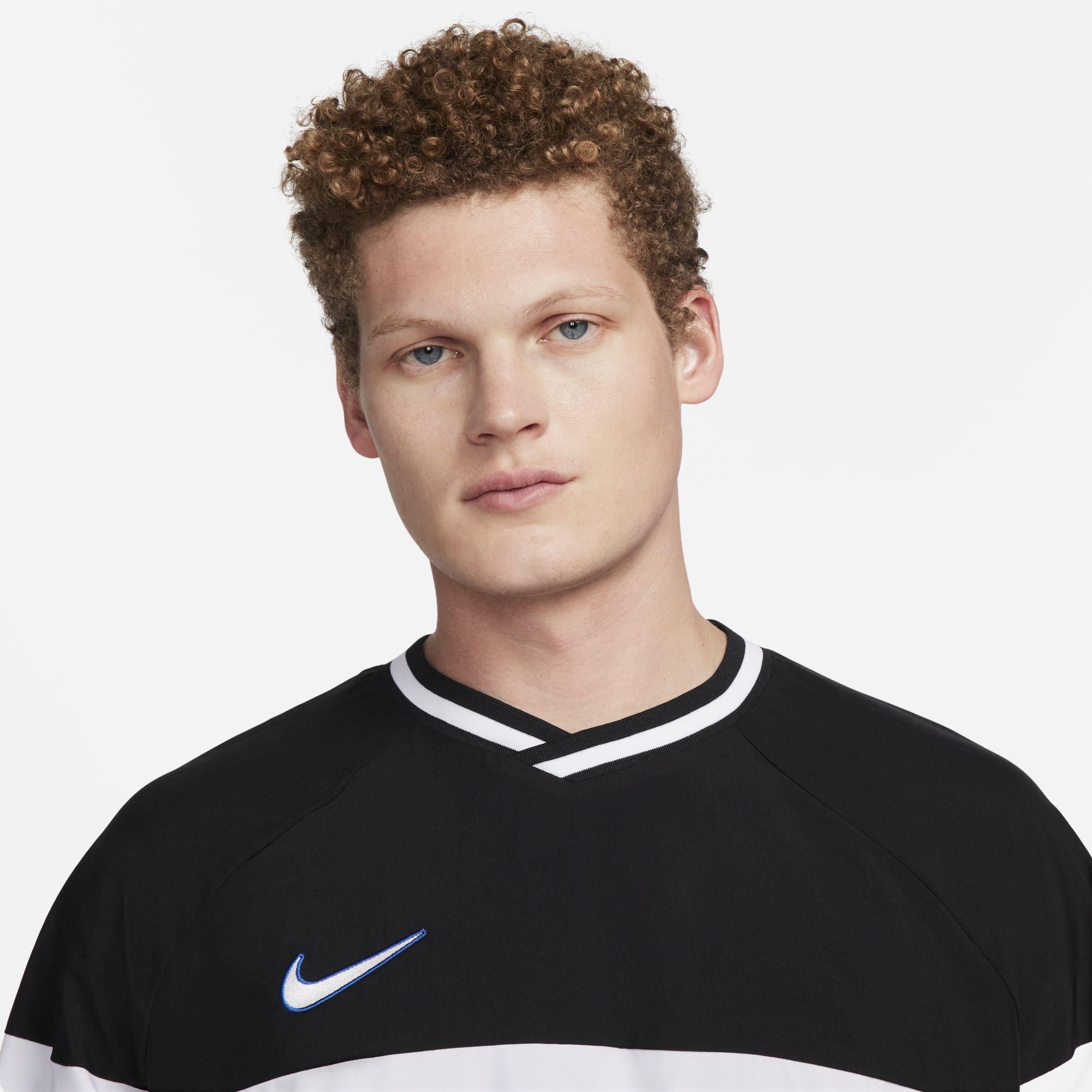 Black/Blue - Nike - Academy Men's Dri-FIT Crew Global Football Top - 3