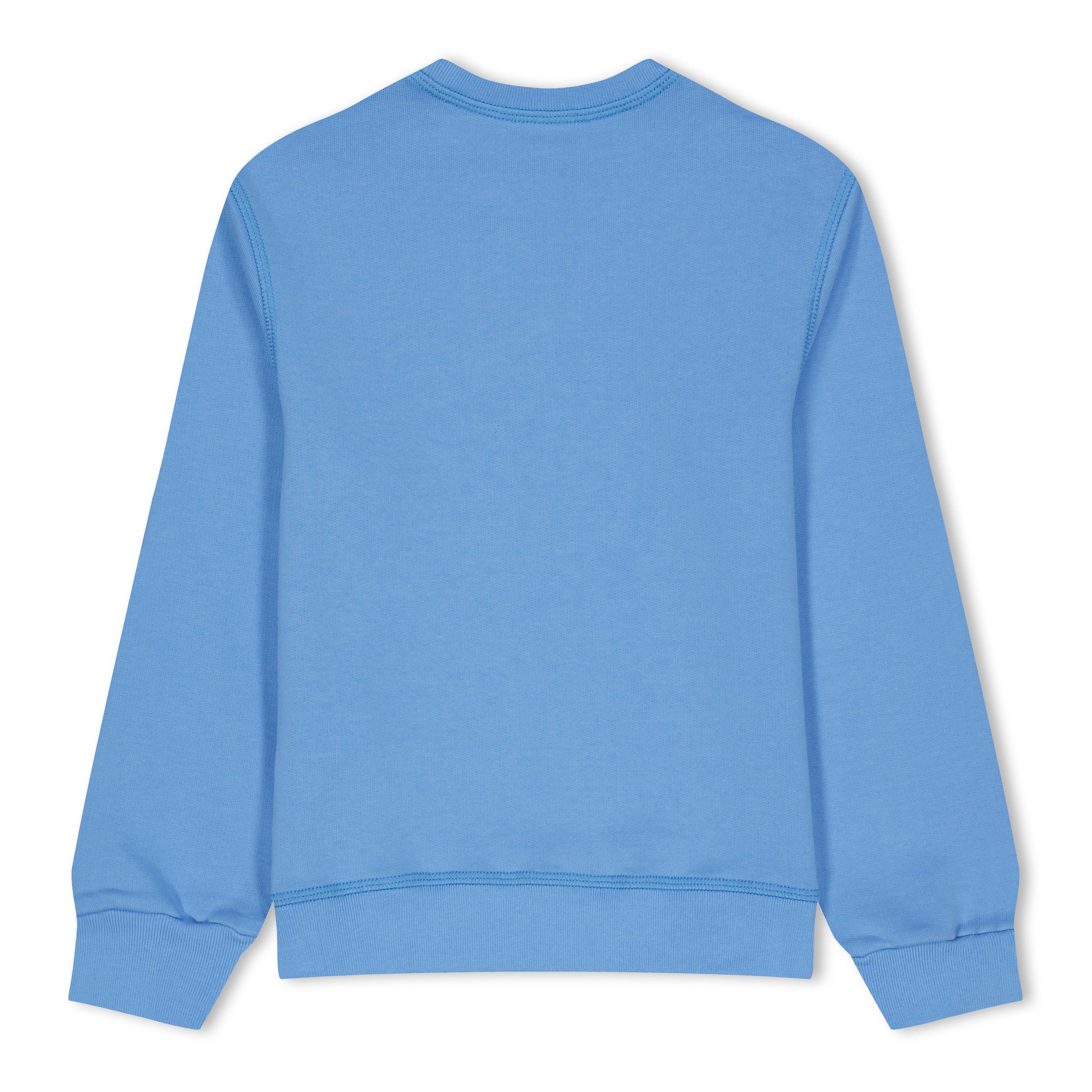 Blue DQ824 - DSquared2 - Unisex Kids' Oval Logo Crew Sweatshirt - 2