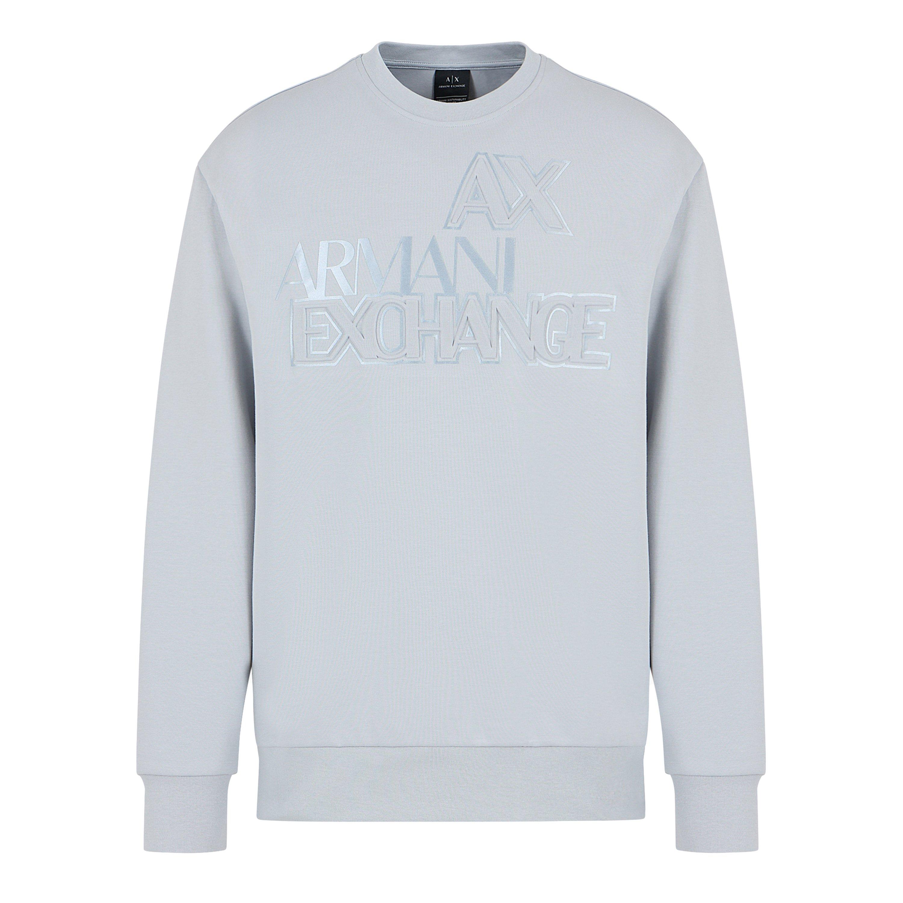 Armani Exchange Outline Crew Sweatshirt Crew Sweaters USC