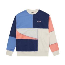 Nicce NICCE Breton Sweat - Blue/ Multi