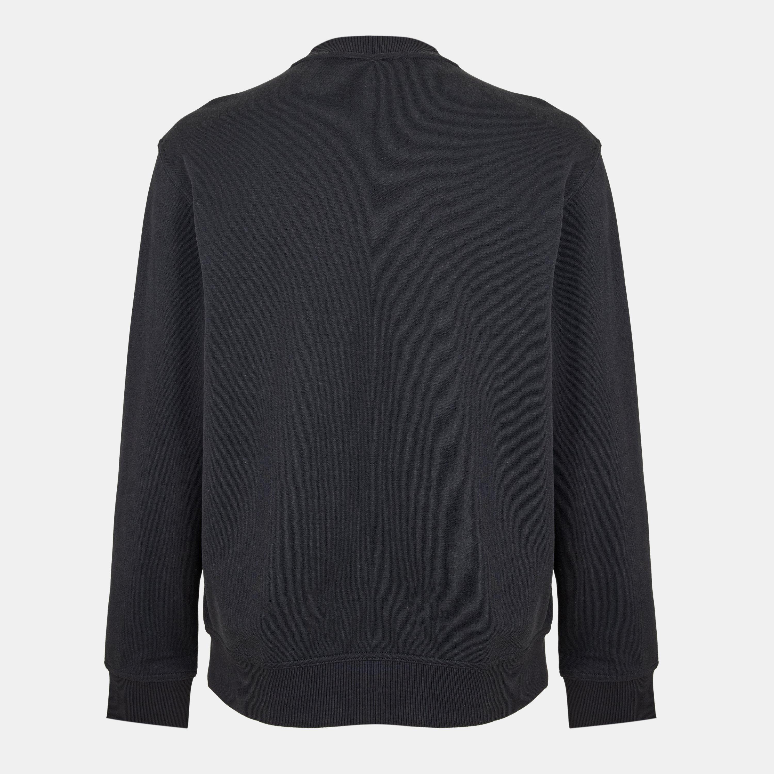 Black - Boss - Men's WeSmallcrew Orange Crew Sweatshirt - 2
