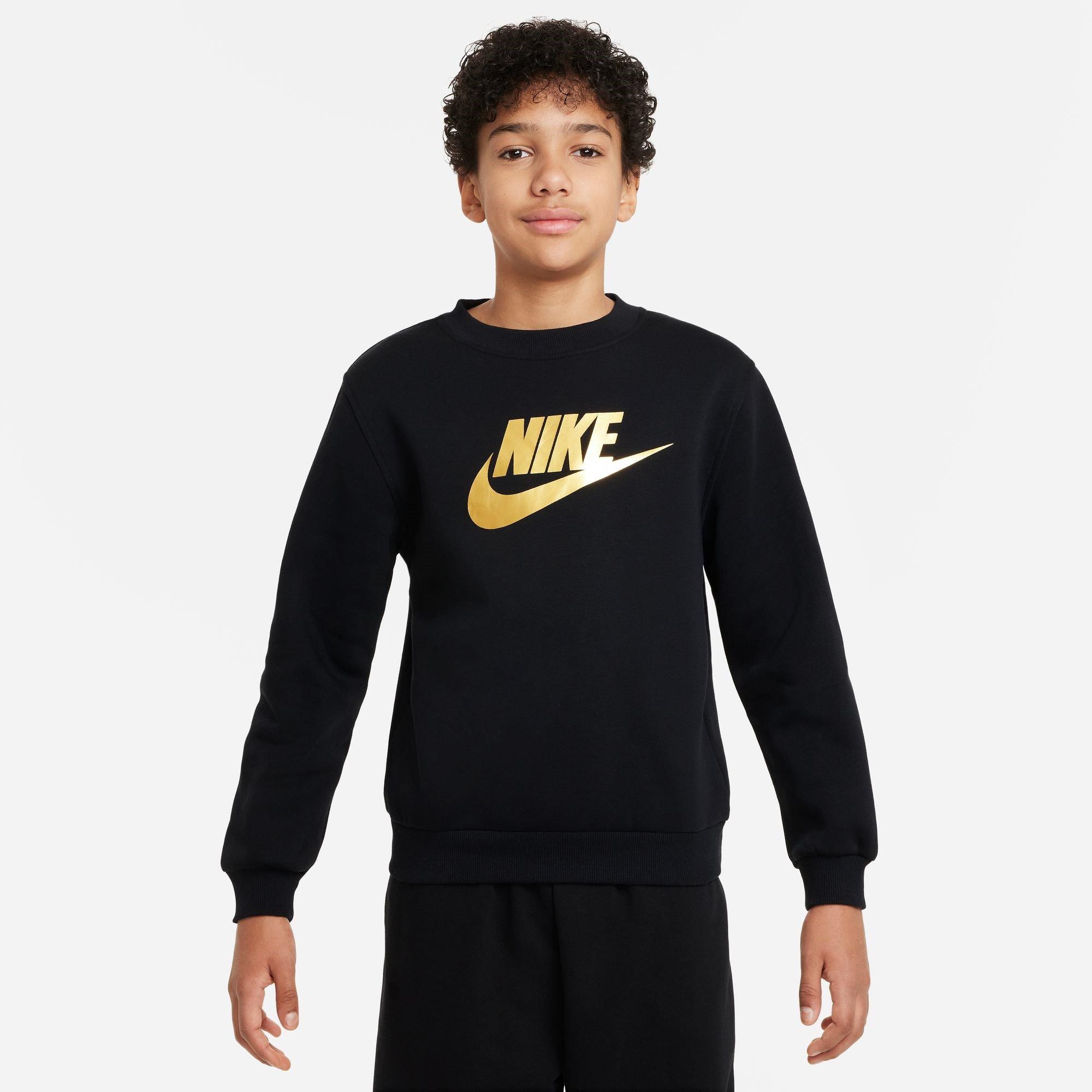 Black - Nike - Club Flc Crew Jn54 - 4