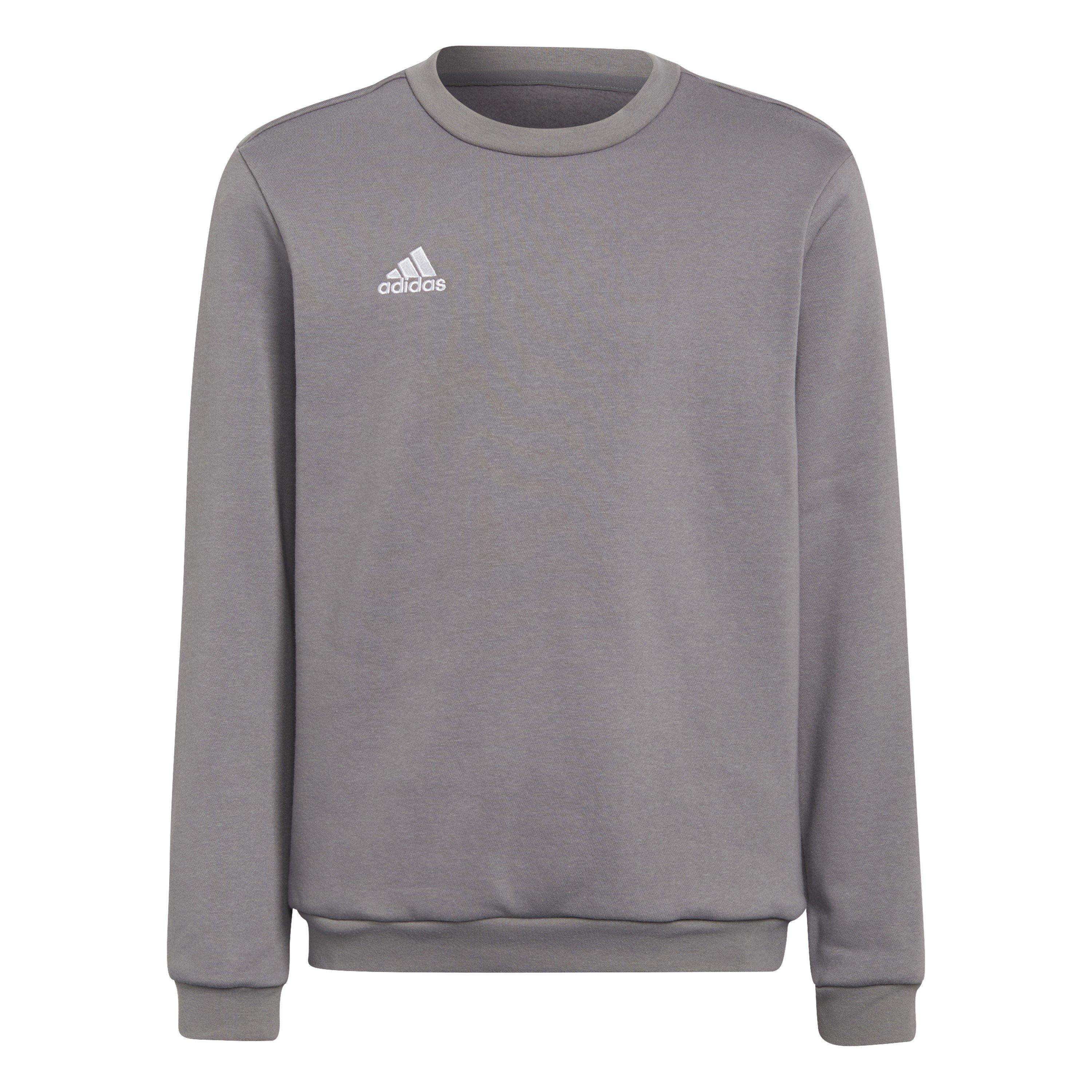 Adidas  Kids ' Performance Crew Sweatshirt - Grey Four - 9-10 Years
