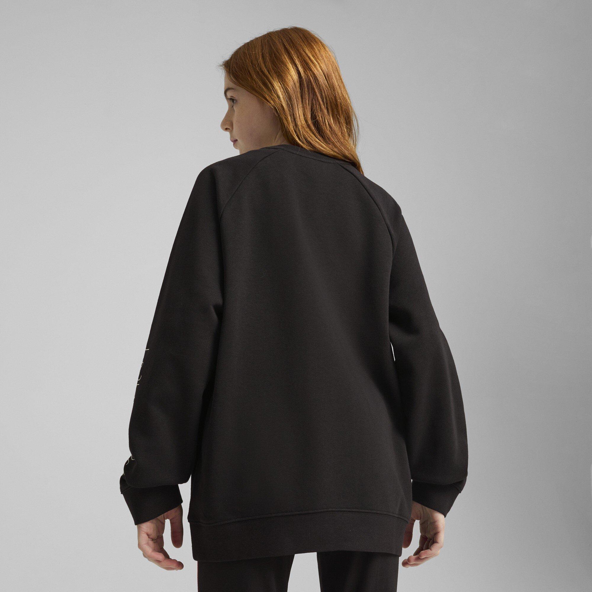 Preto Puma - Puma - Kids' Sport Crew Sweatshirt - 3