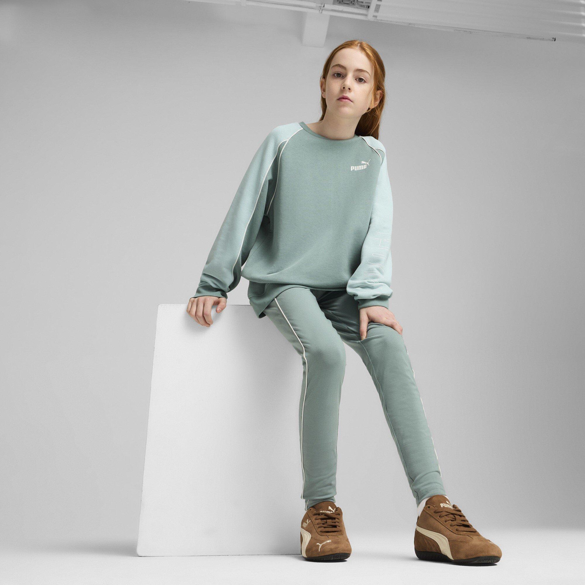 Green Moon - Puma - Unisex Kids' Sport Crew Sweatshirt - 4
