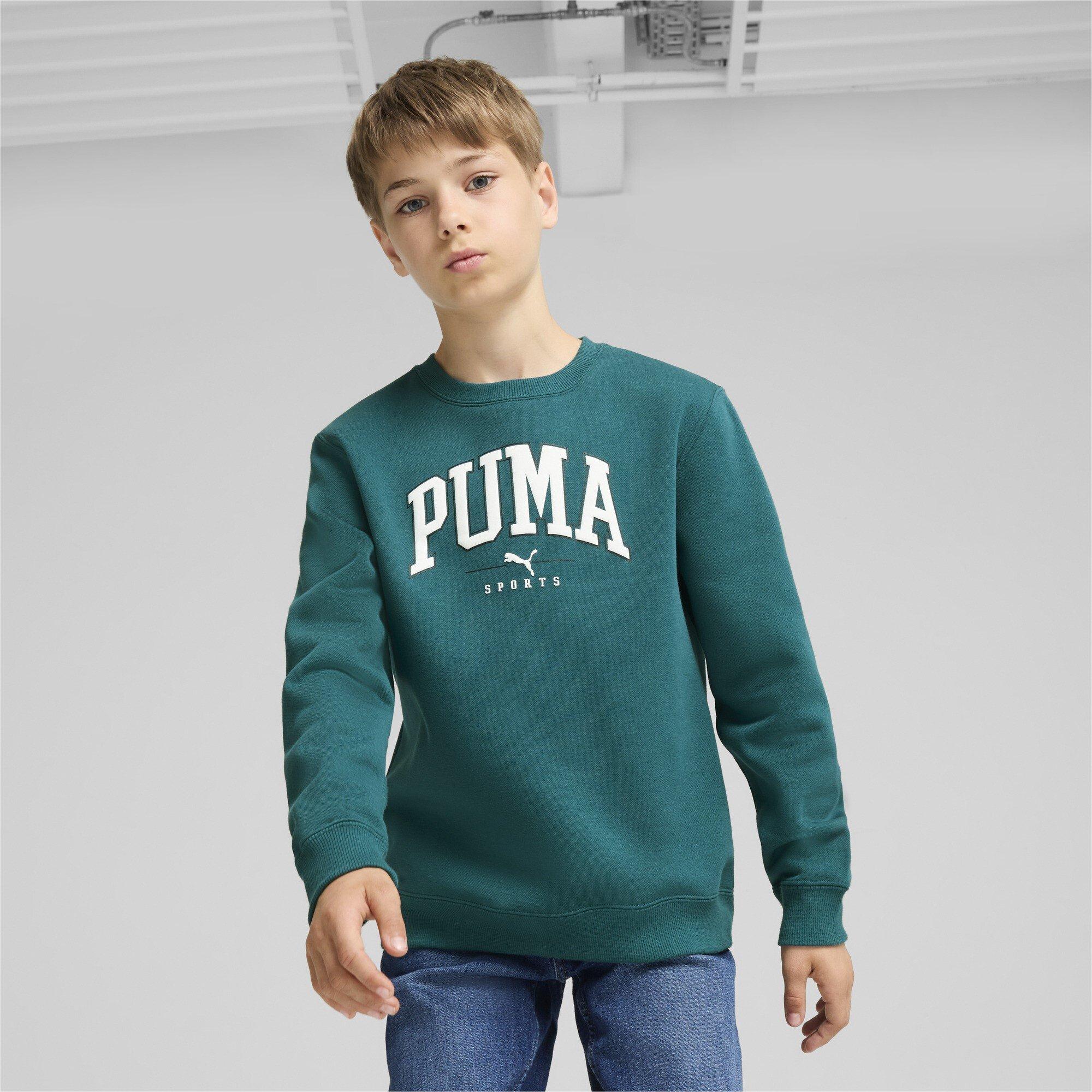 Green - Puma - Unisex Kids' Squad Crew Sweatshirt - 2