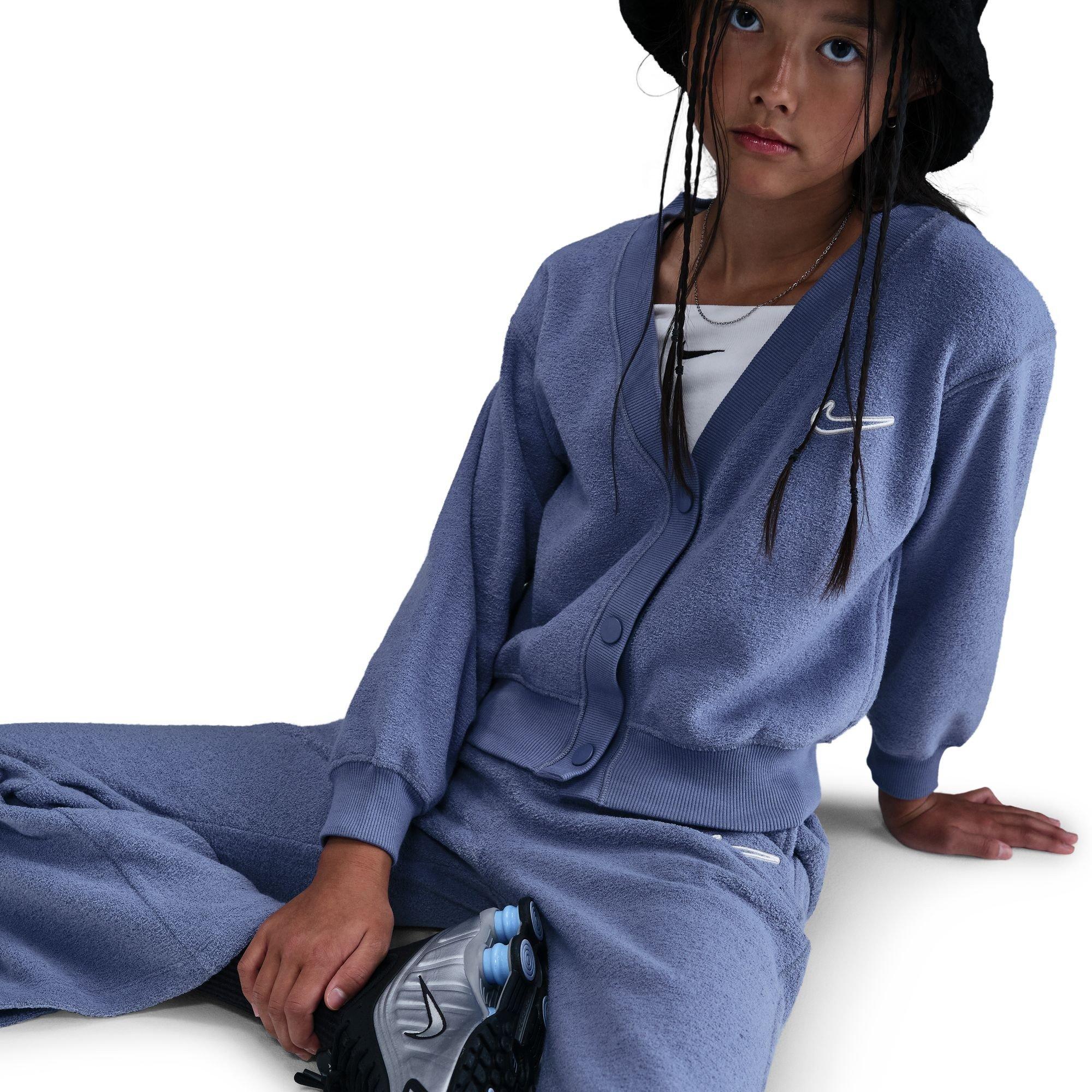 World Indigo/Wh - Nike - Nike G Nsw Flc Ls T Jn99 - 5