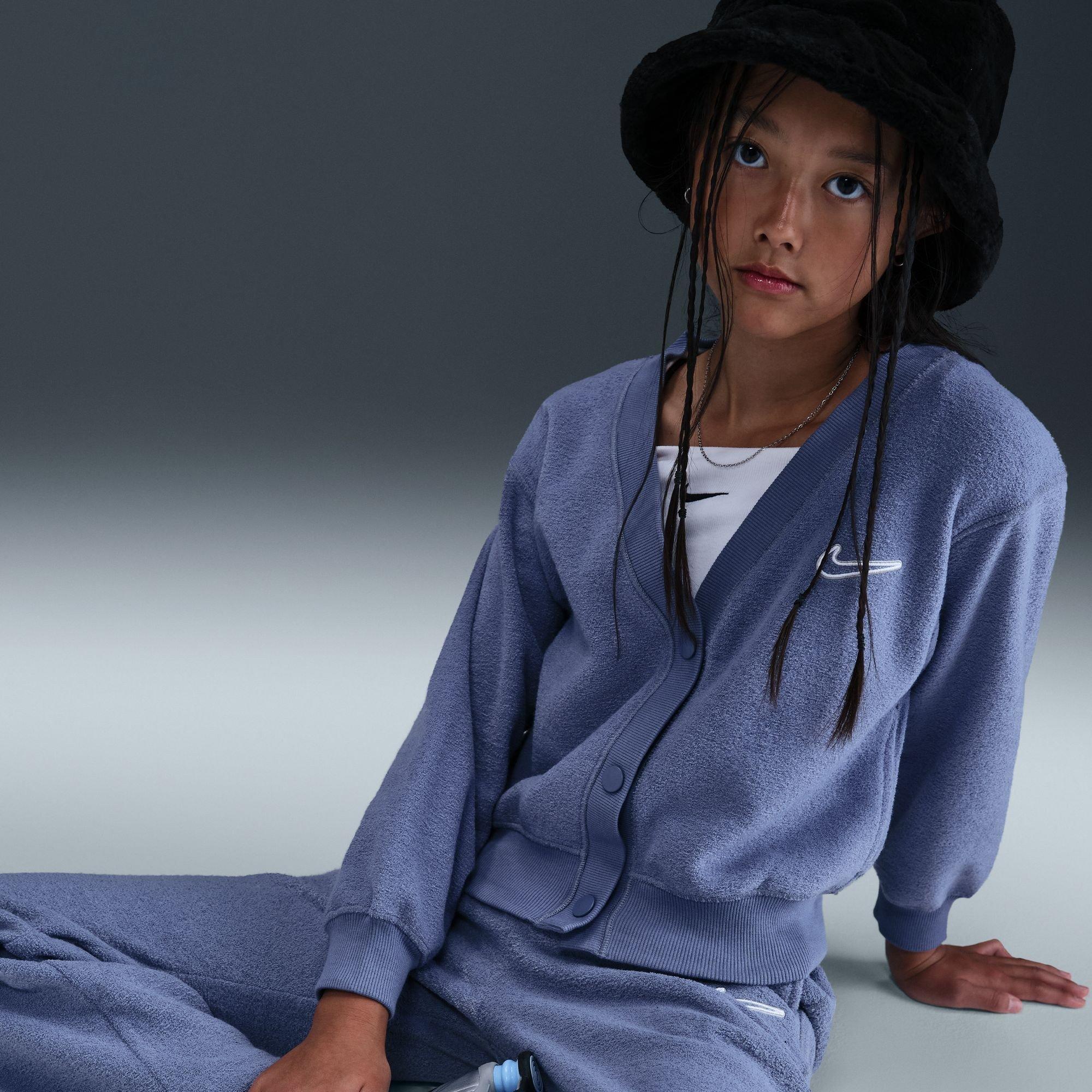World Indigo/Wh - Nike - Nike G Nsw Flc Ls T Jn99 - 10