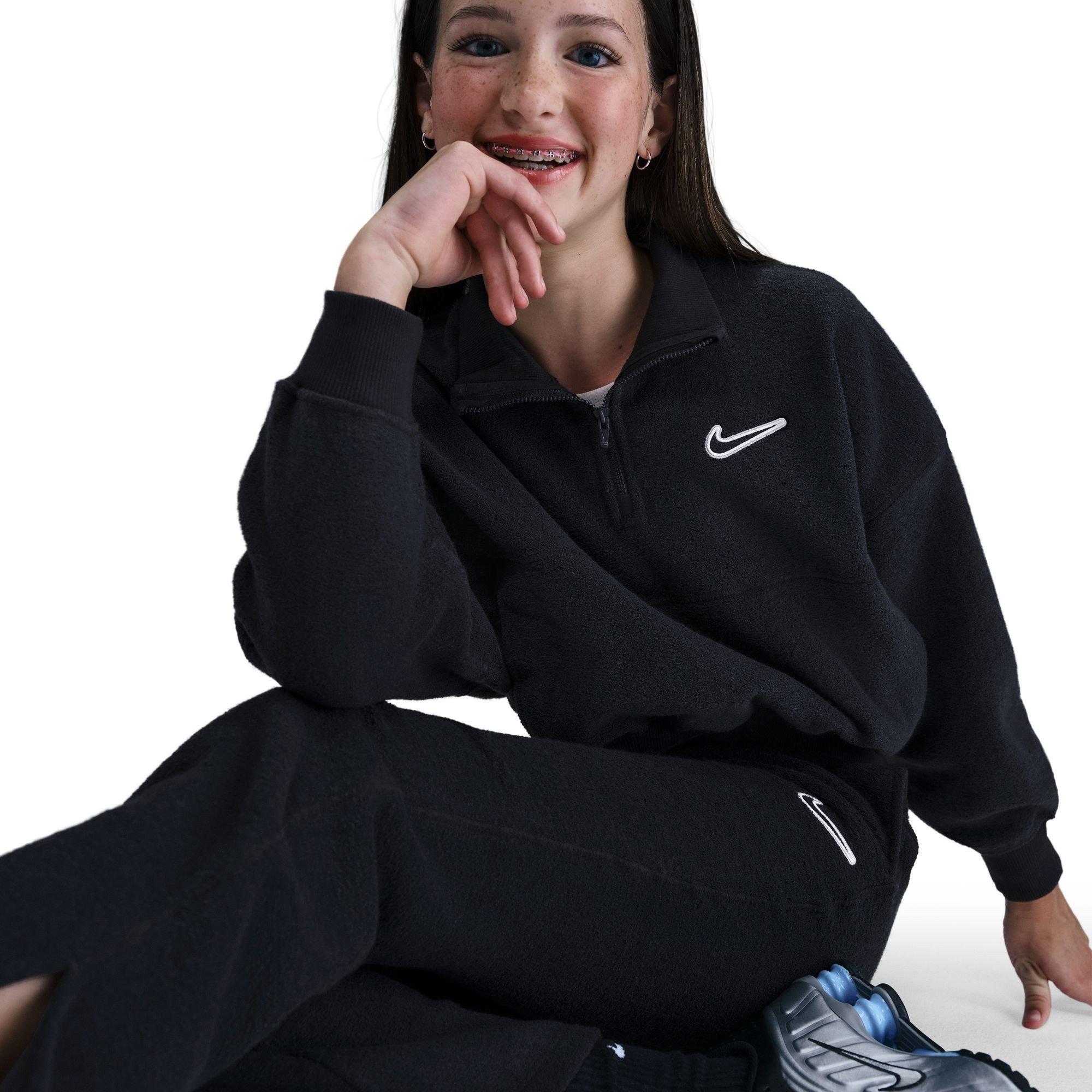 Nero/Bianco - Nike - Nike G Nsw Flc Ls T Jn99 - 5
