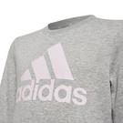 Gris/Rose - adidas - calvin klein logo print cotton sweatshirt item - 3