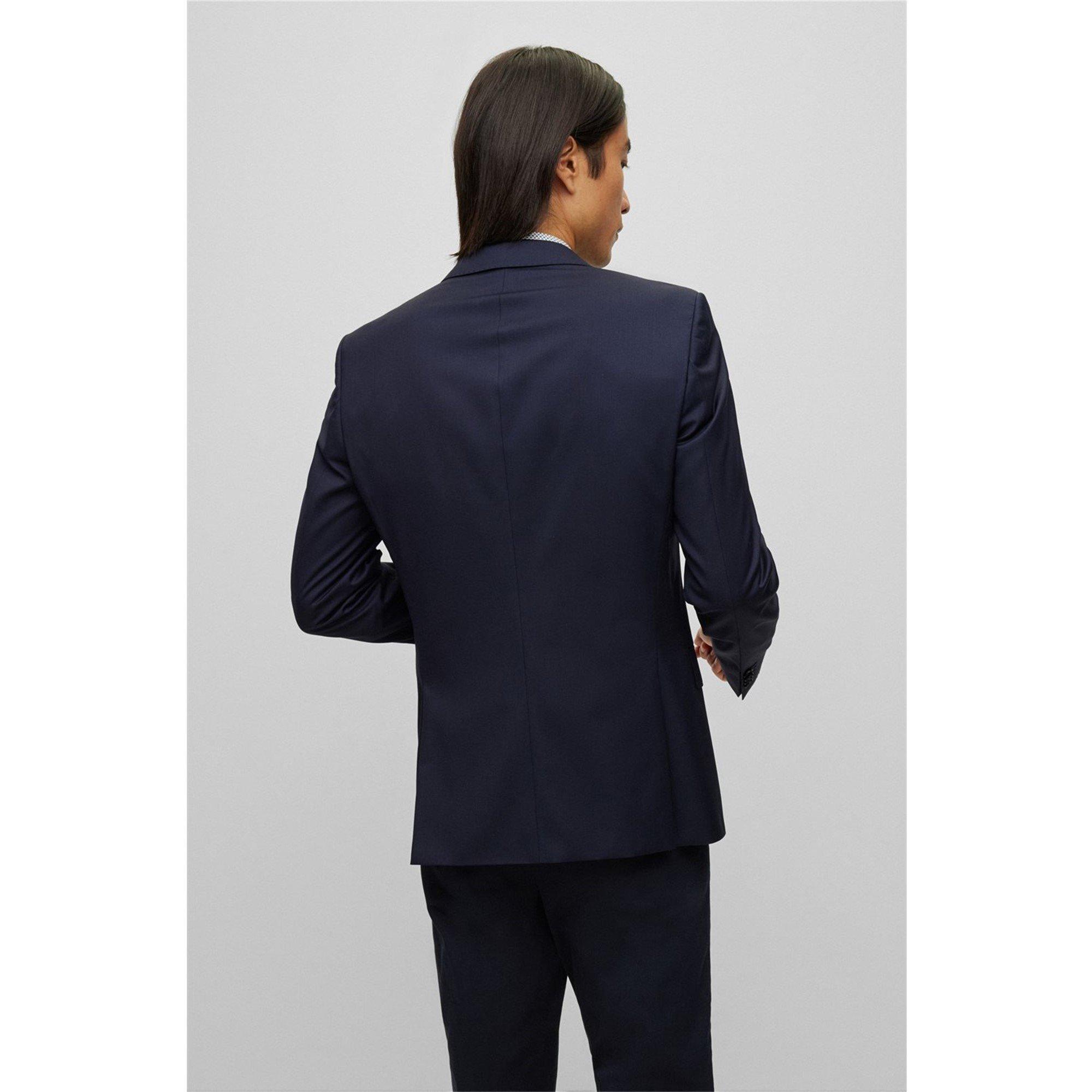 Azul oscuro - Boss - Men's Cyl Blazer, Premium Virgin Wool - 3