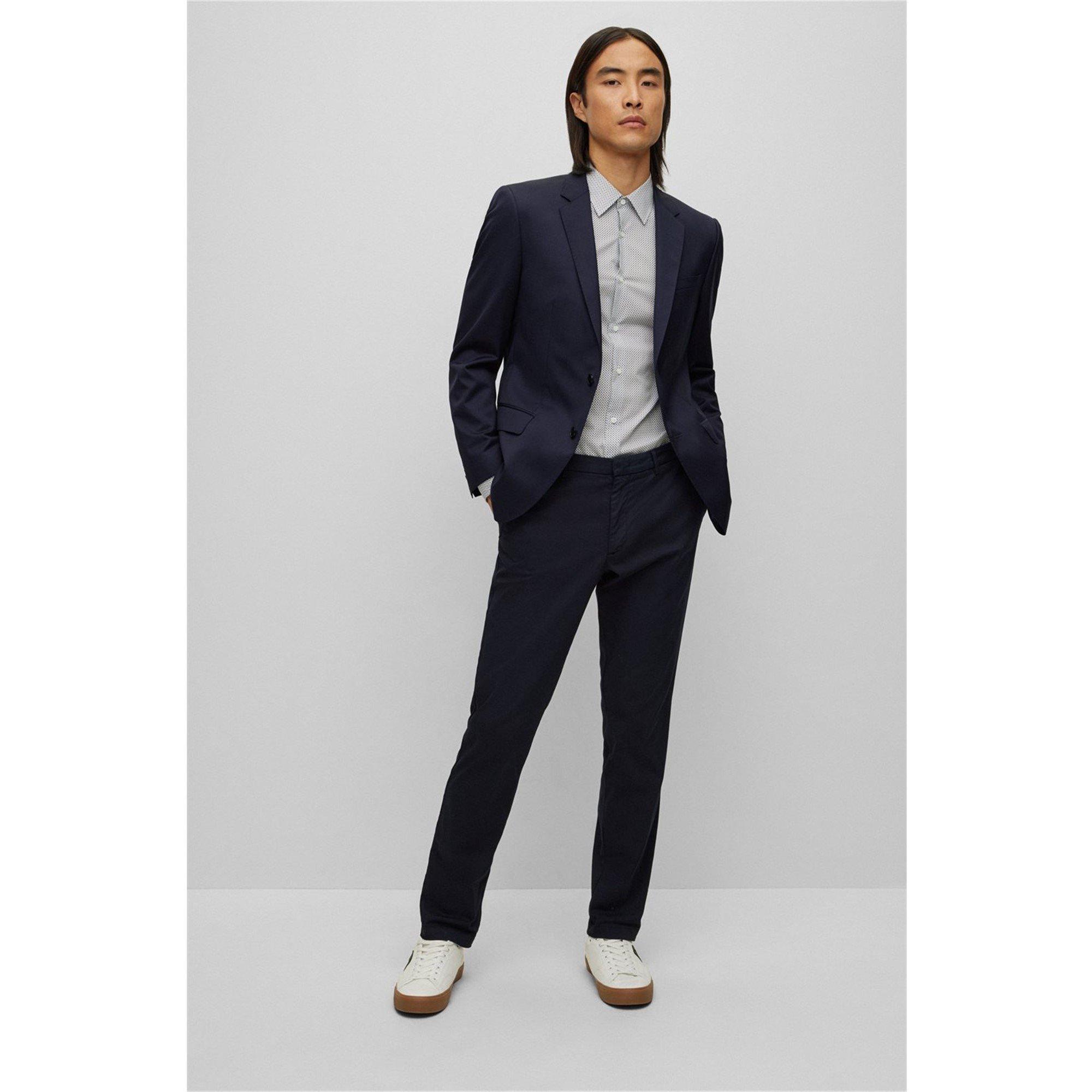 Azul oscuro - Boss - Men's Cyl Blazer, Premium Virgin Wool - 5