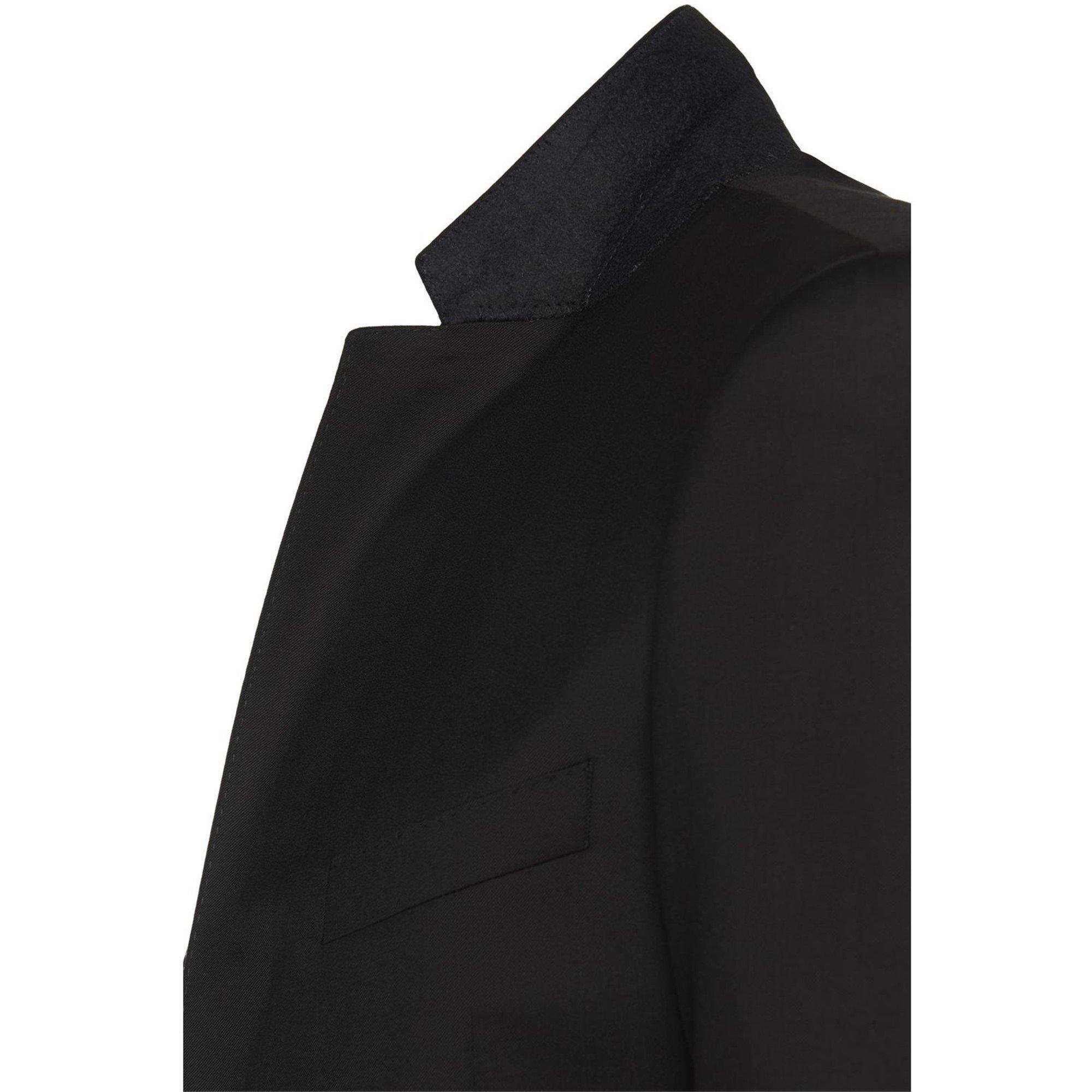 Black - Boss - Men's Ryan Cyl Slim Fit Wool Suit Jacket - 2