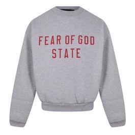 Fear Of God Essentials Fleece Crewneck Juniors