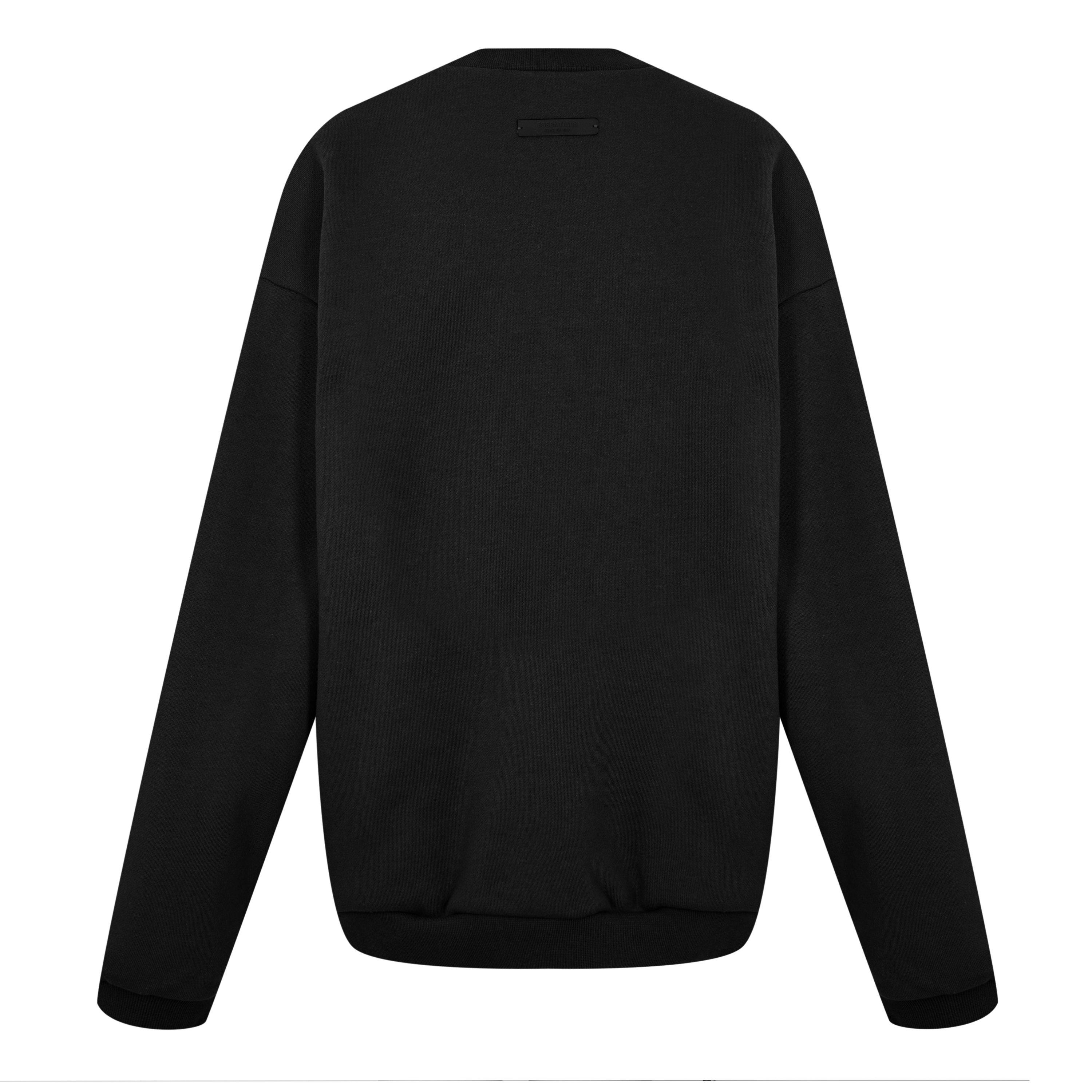 Black - Fear Of God Essentials - Fleece Crewneck Juniors - 2