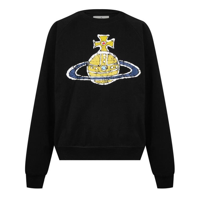 Vivienne Westwood | Time Machine Raglan Sweatshirt | Crew Vivienne Westwood | Time Machine Raglan Sweatshirt | Crew