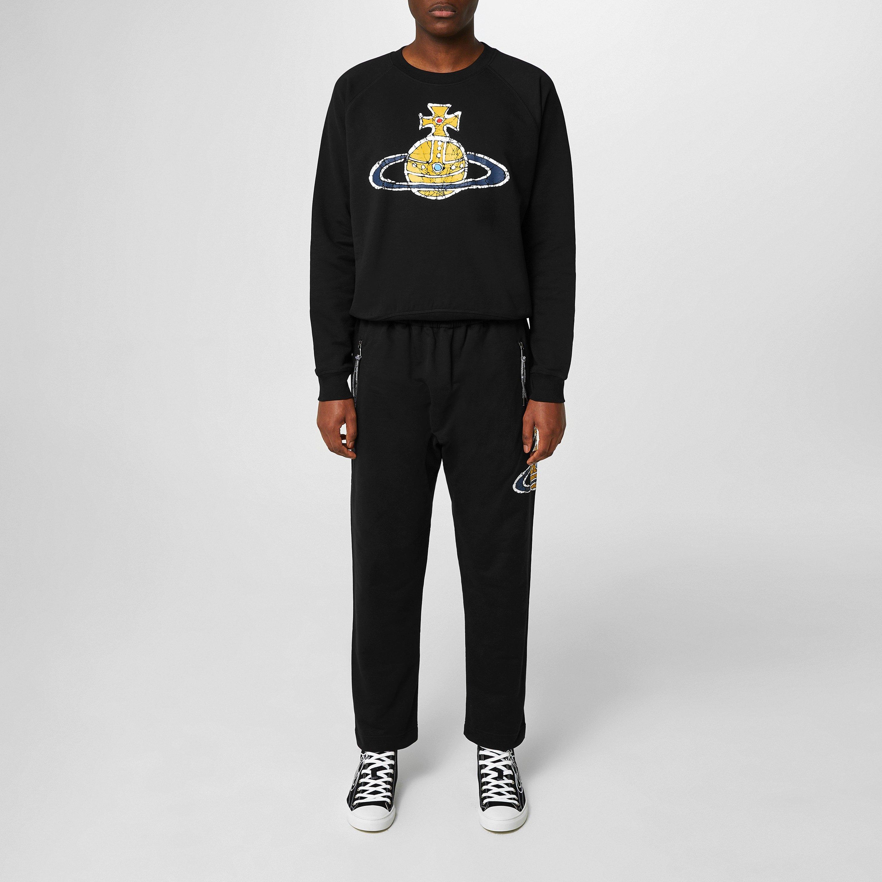 Black - Vivienne Westwood - Time Machine Raglan Sweatshirt - 4