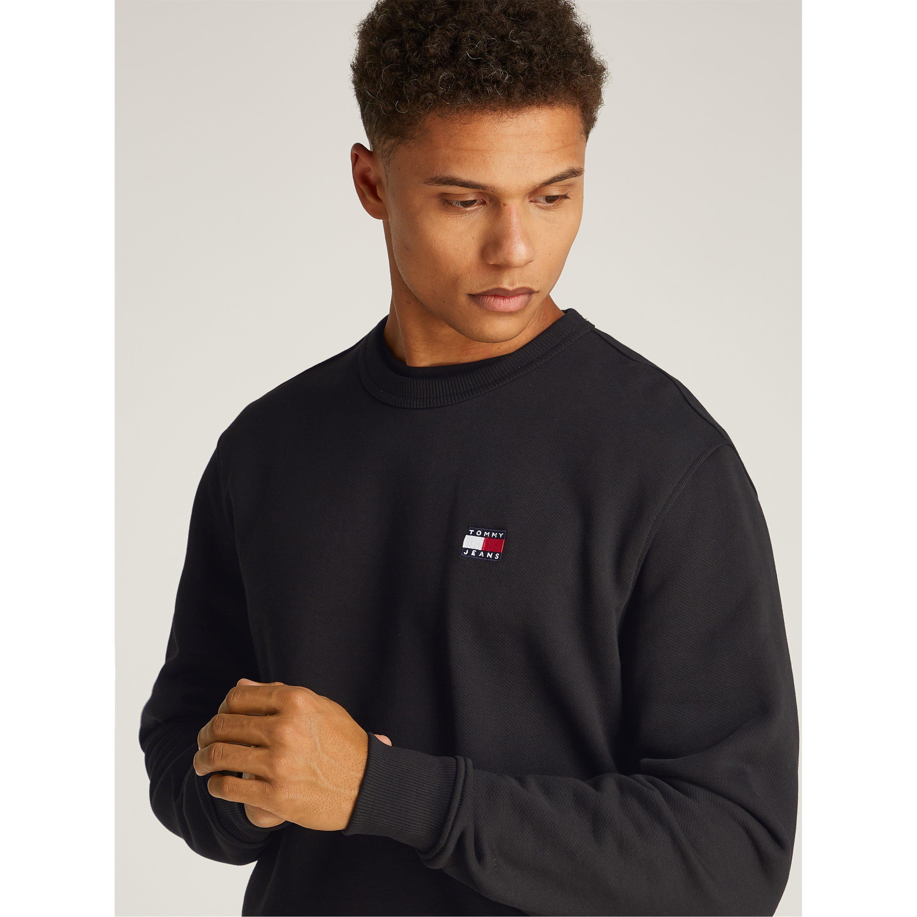 Black - Tommy Jeans - Badge Sweatshirt - 5