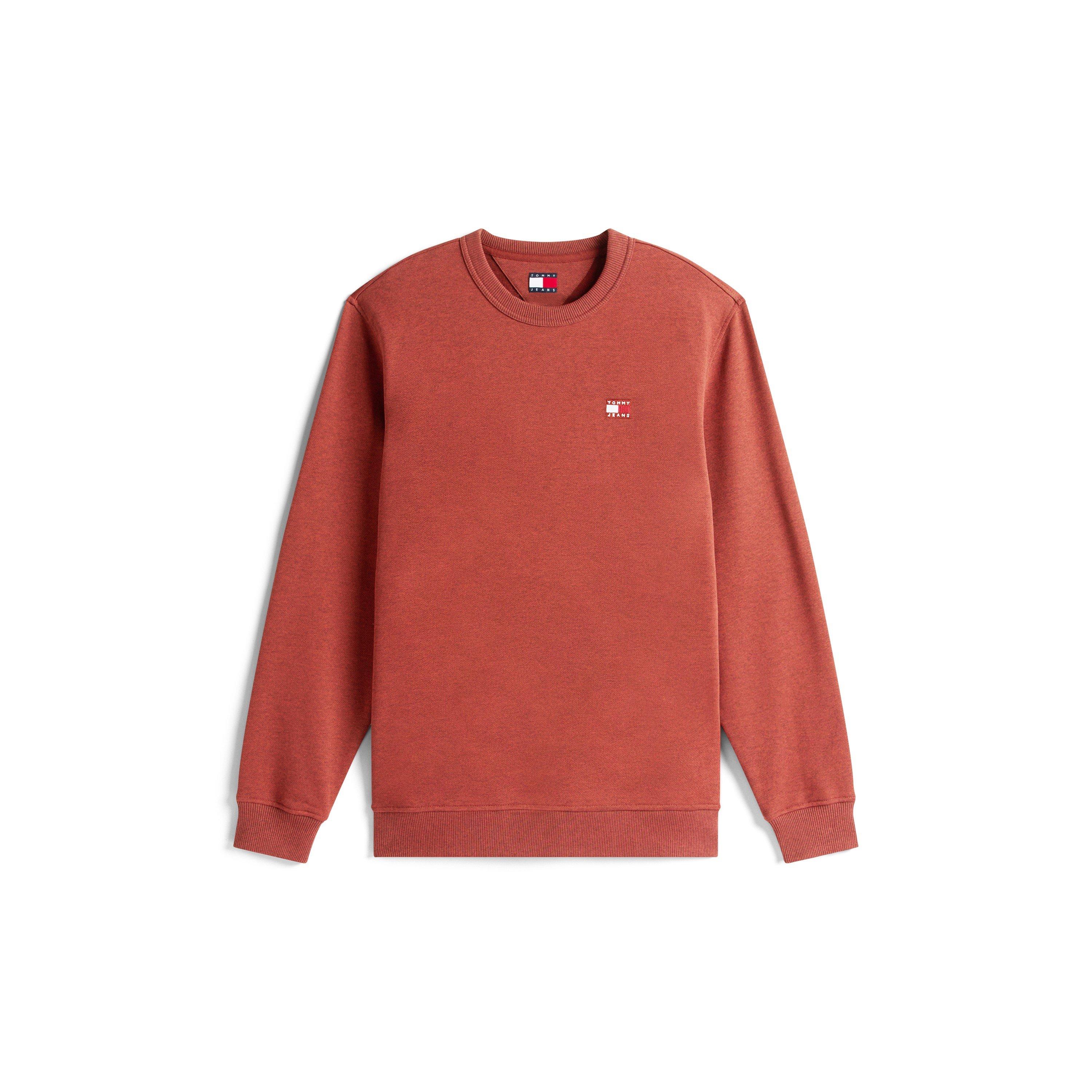 Tommy Jeans Men's Badge Sweatshirt - Terracotta Hthr - XL