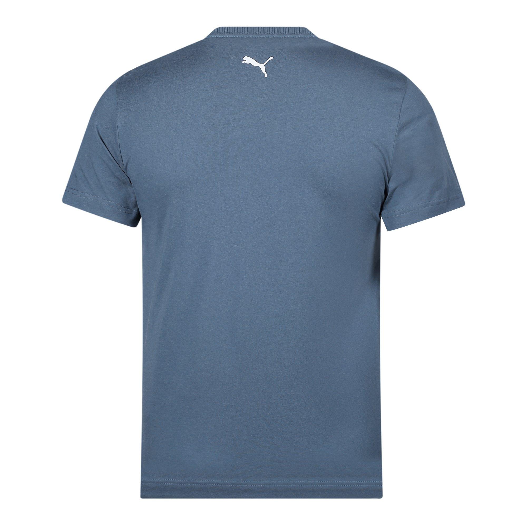 Inky Blue - Puma - Graphic T-Shirt Mens - 2