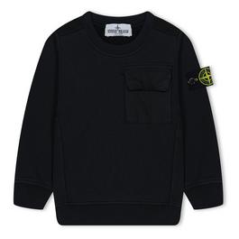 Stone Island Junior Crewneck Cotton Fleece