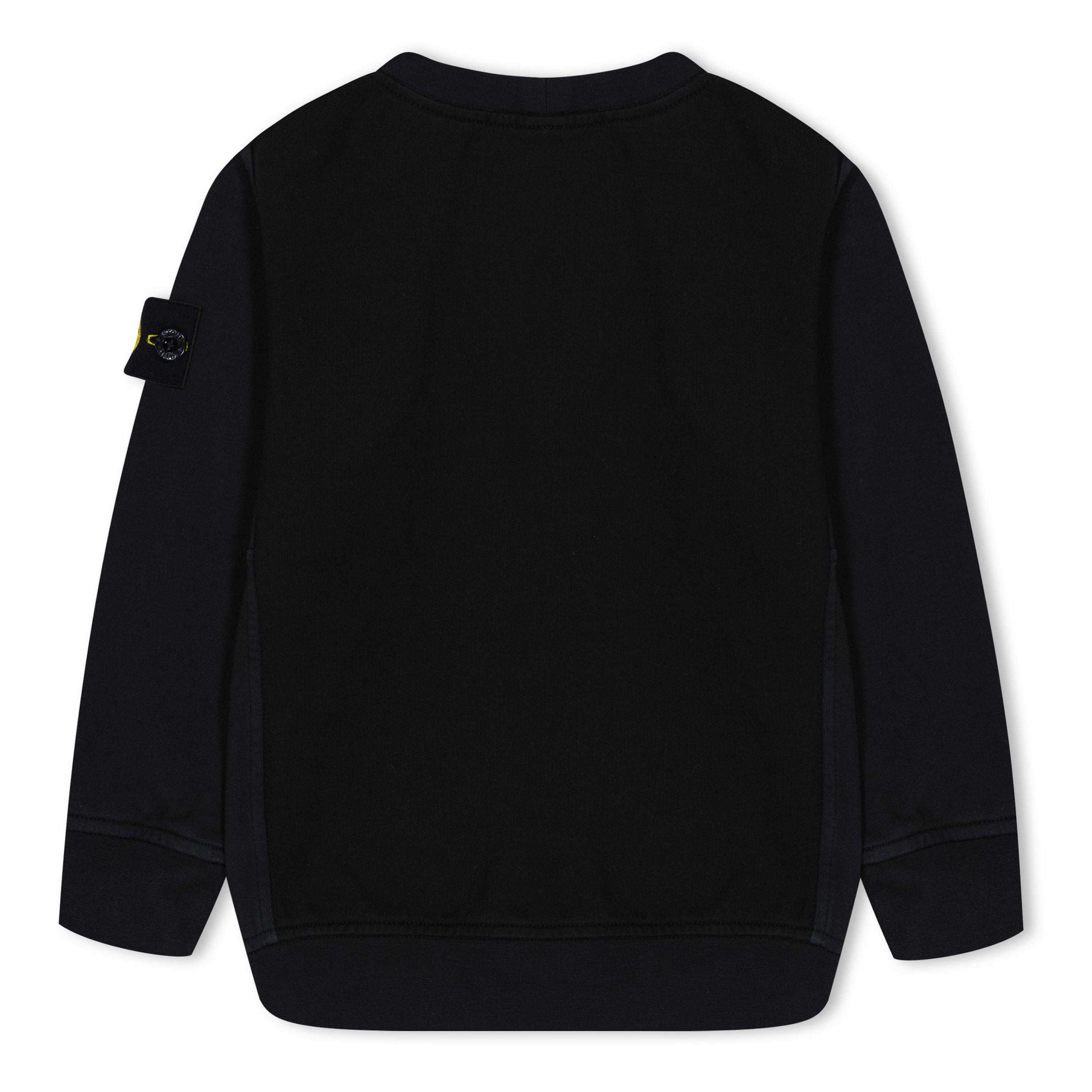 Black V0029 - Stone Island - Junior Crewneck Cotton Fleece - 2