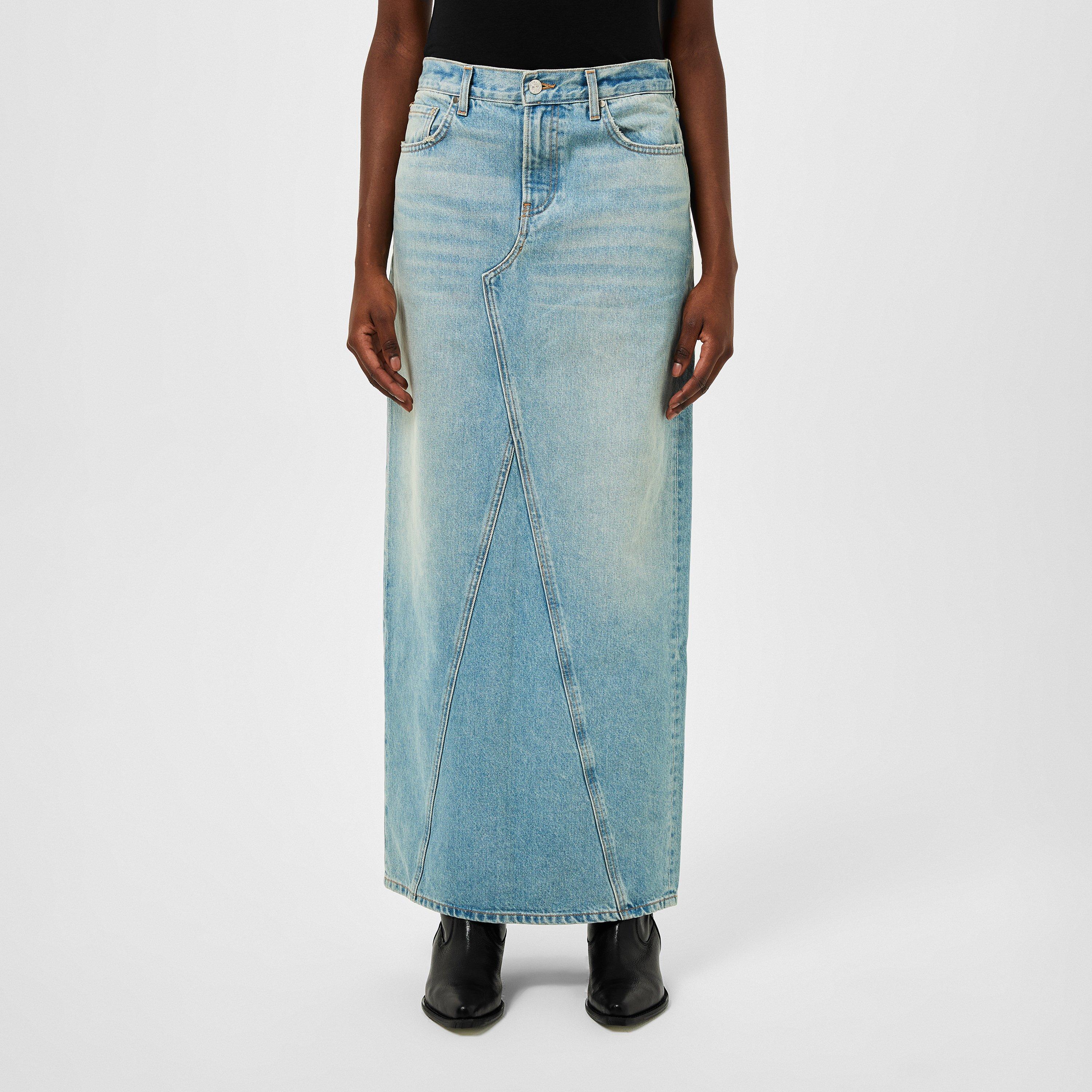 West Bend - EB Denim - Women's Ellison Mid-Rise Skirt - 1