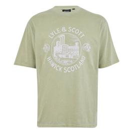 Lyle and Scott Hawick Print TX Sn99