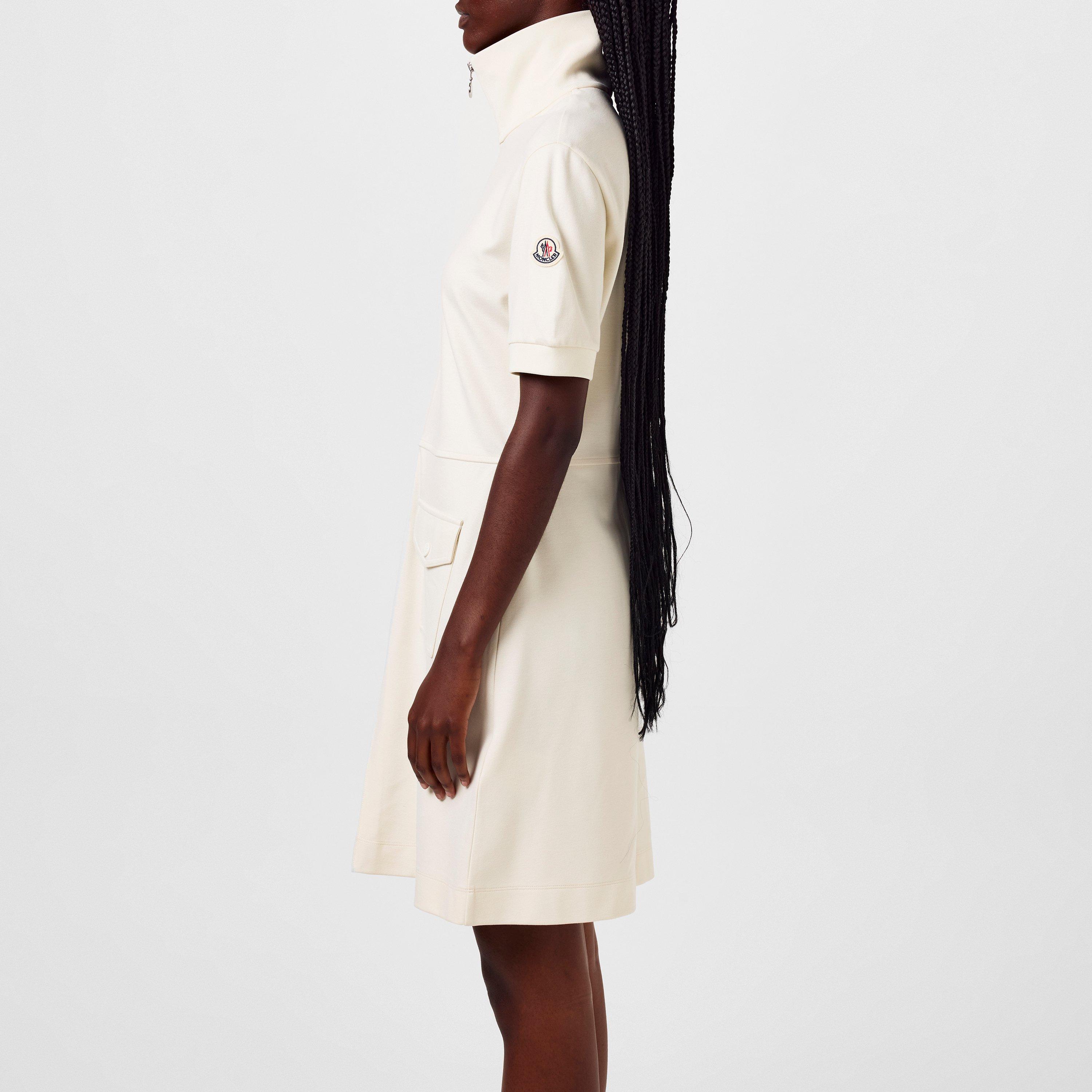 White 034 - Moncler - Polo Zip Dress - 2