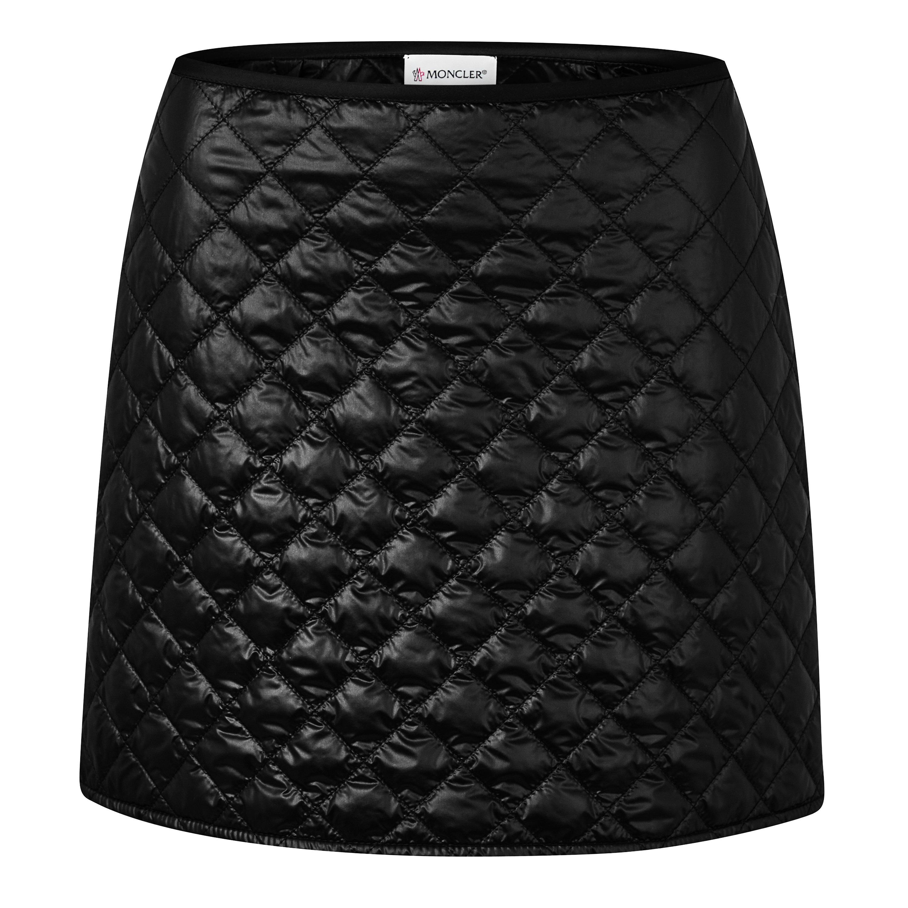 Black 999 - Moncler - Women's Quilted Mini Skirt - 5