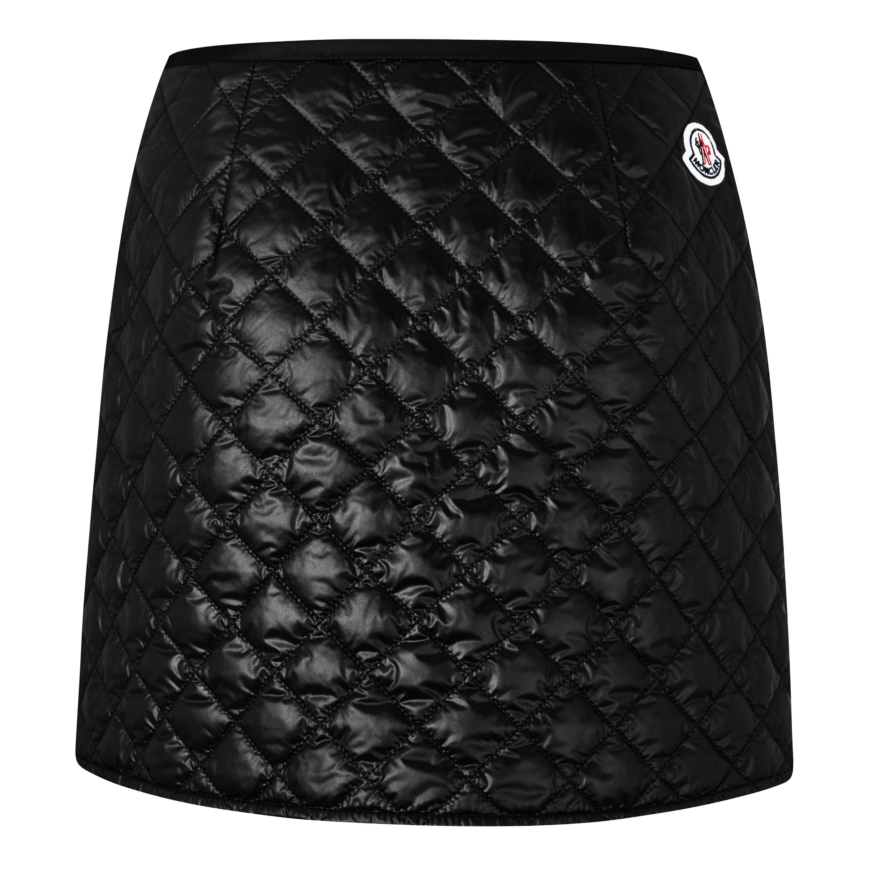 Black 999 - Moncler - Women's Quilted Mini Skirt - 6