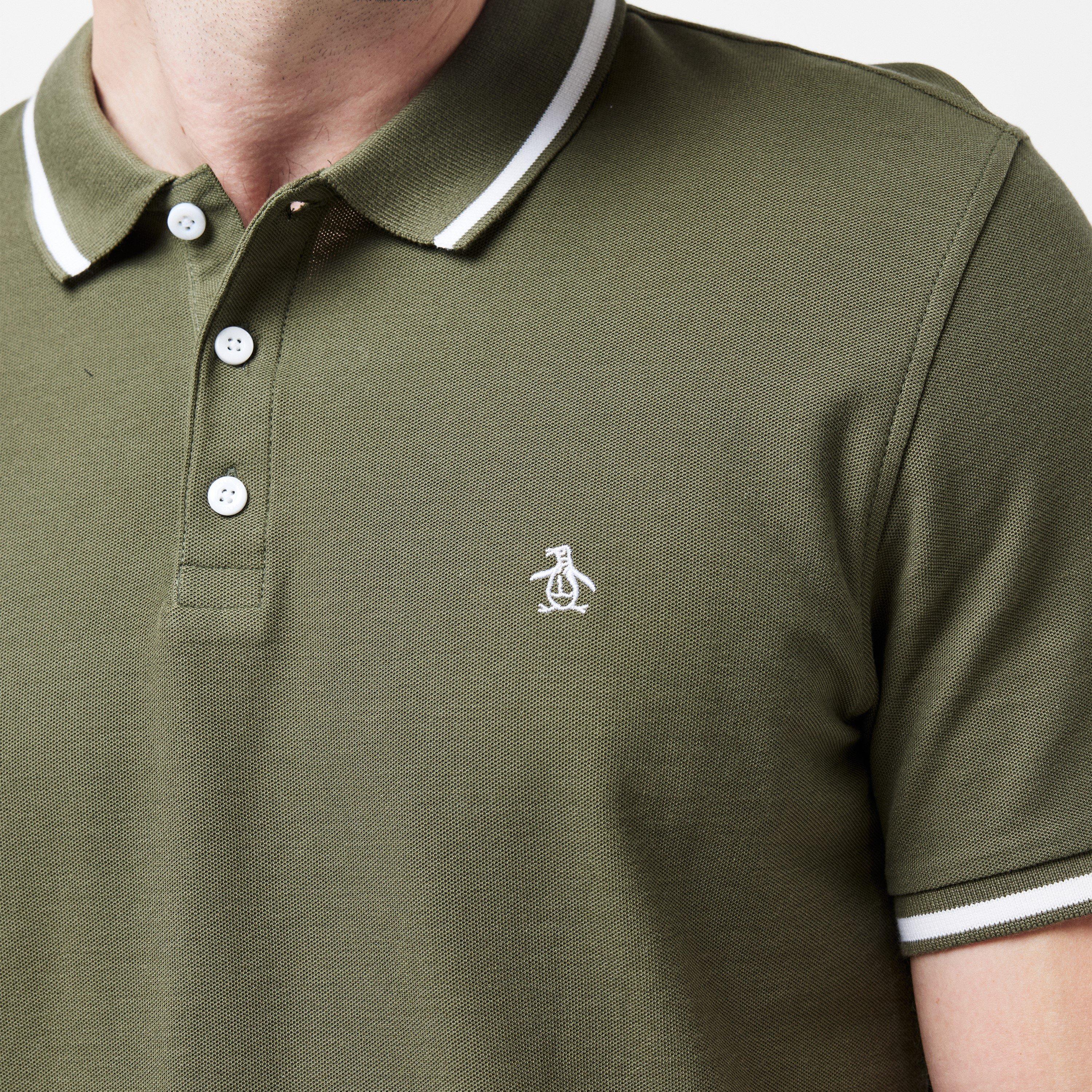 Grape Leaf - Original Penguin - OP Tipped Polo Shirt Mens - 5