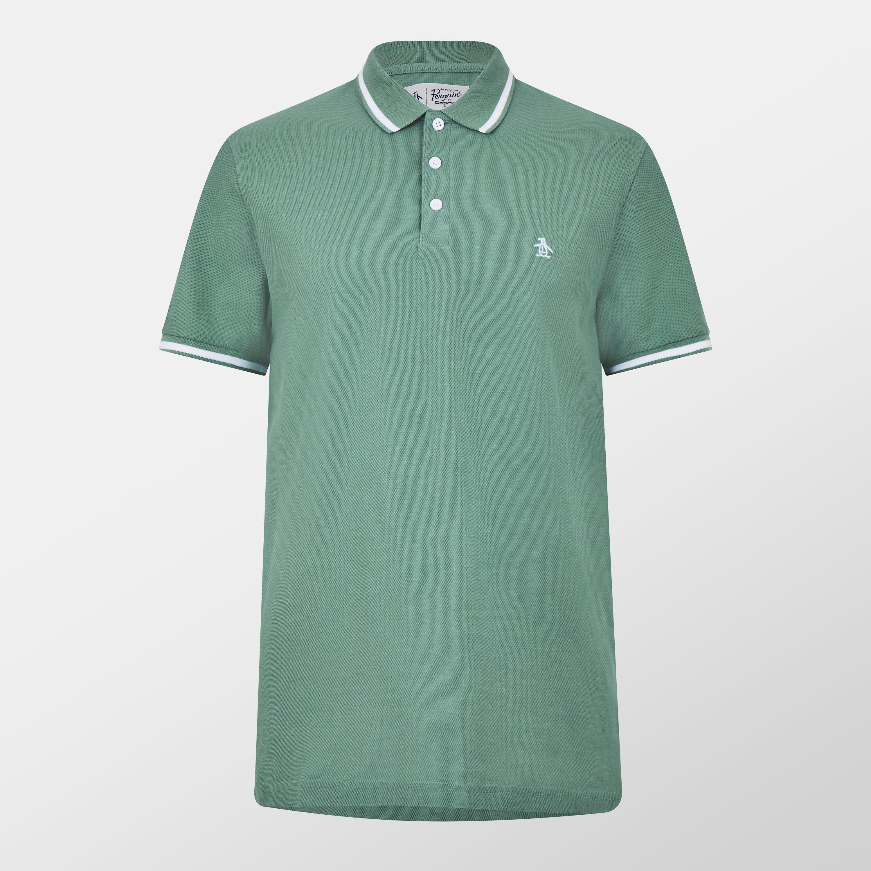 Original Penguin Men's Op Tipped Polo Shirt - Oil Blue - Small