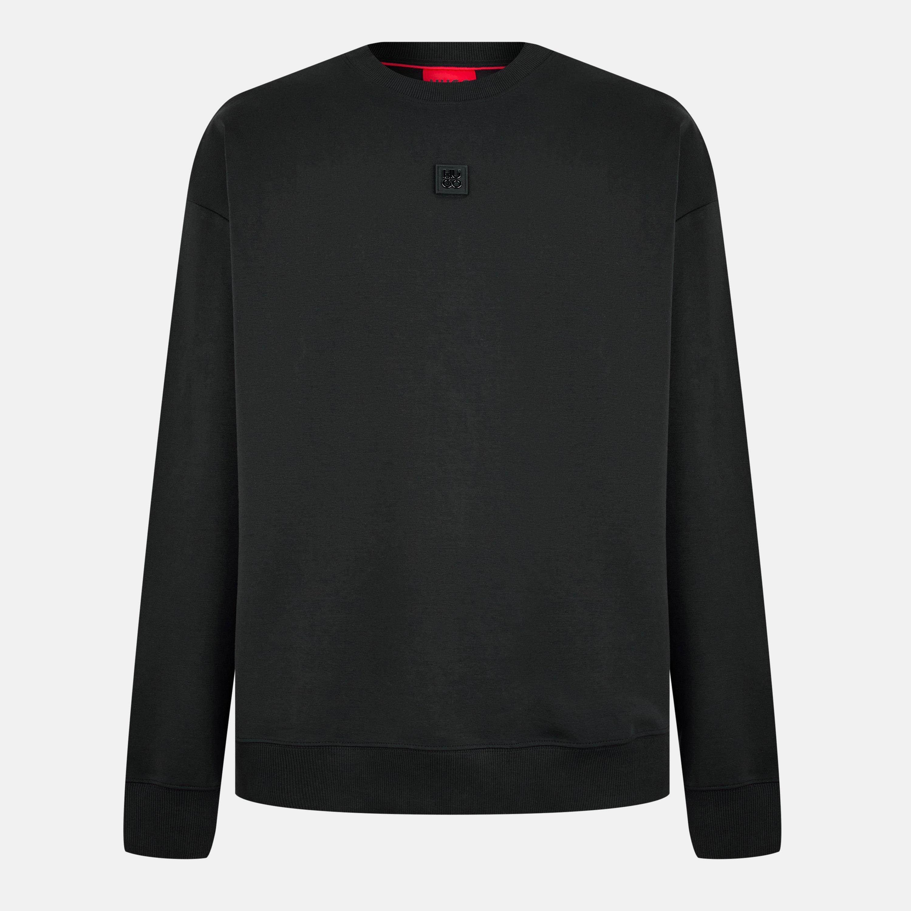 Hugo Men's Dettil Crew-neck Sweatshirt - Black 001 - L