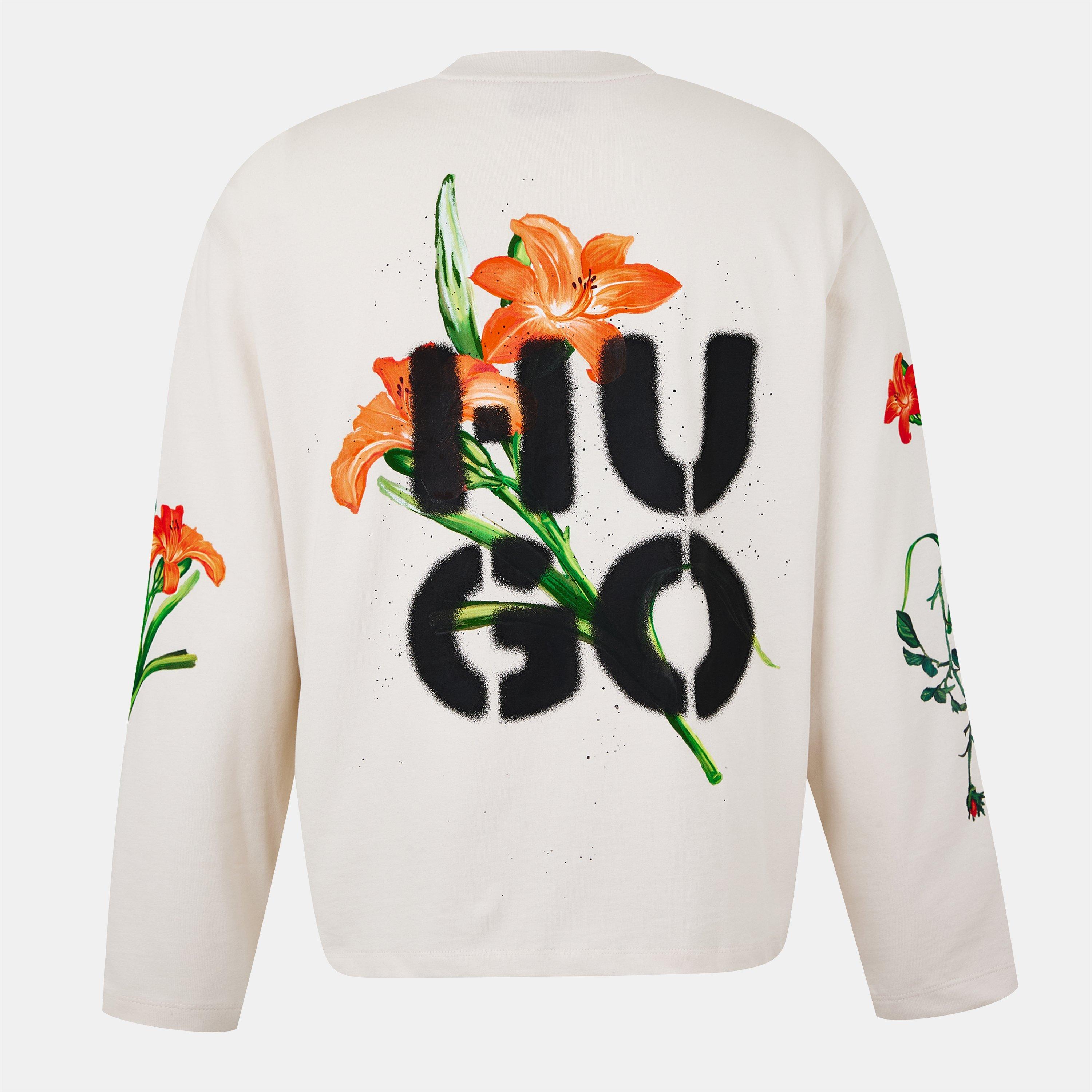 White 121 - Hugo - Men's Long-Sleeve T-Shirt - 2