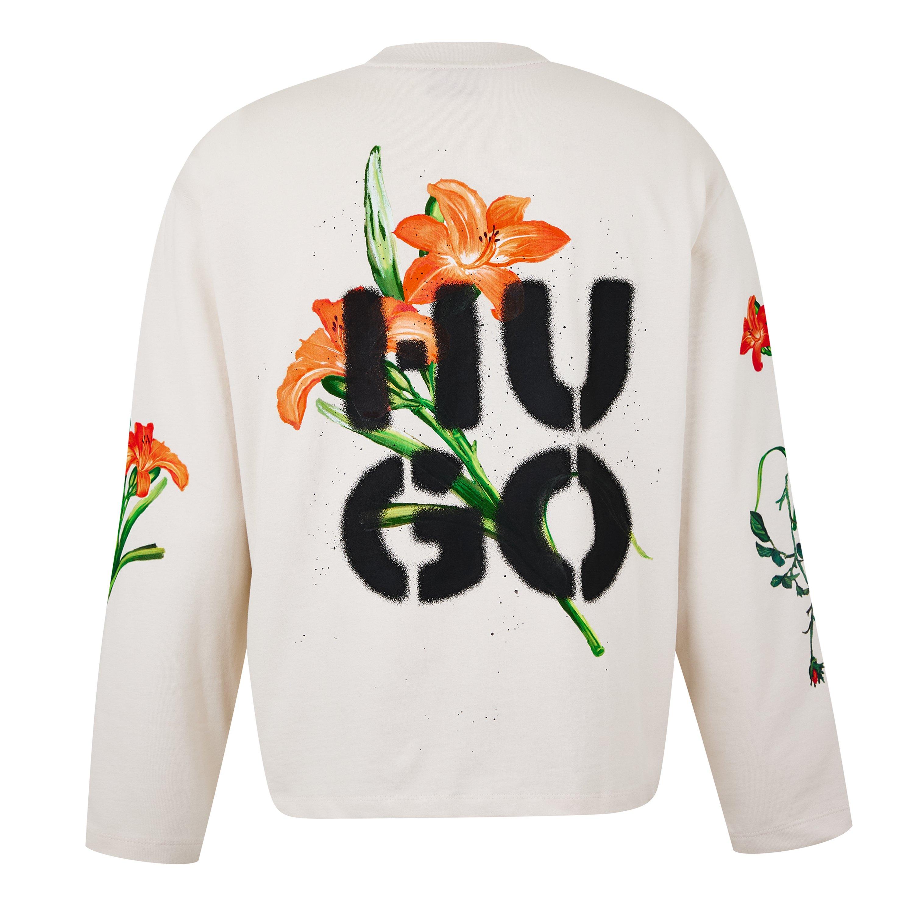 White 121 - Hugo - Men's Long-Sleeve T-Shirt - 3