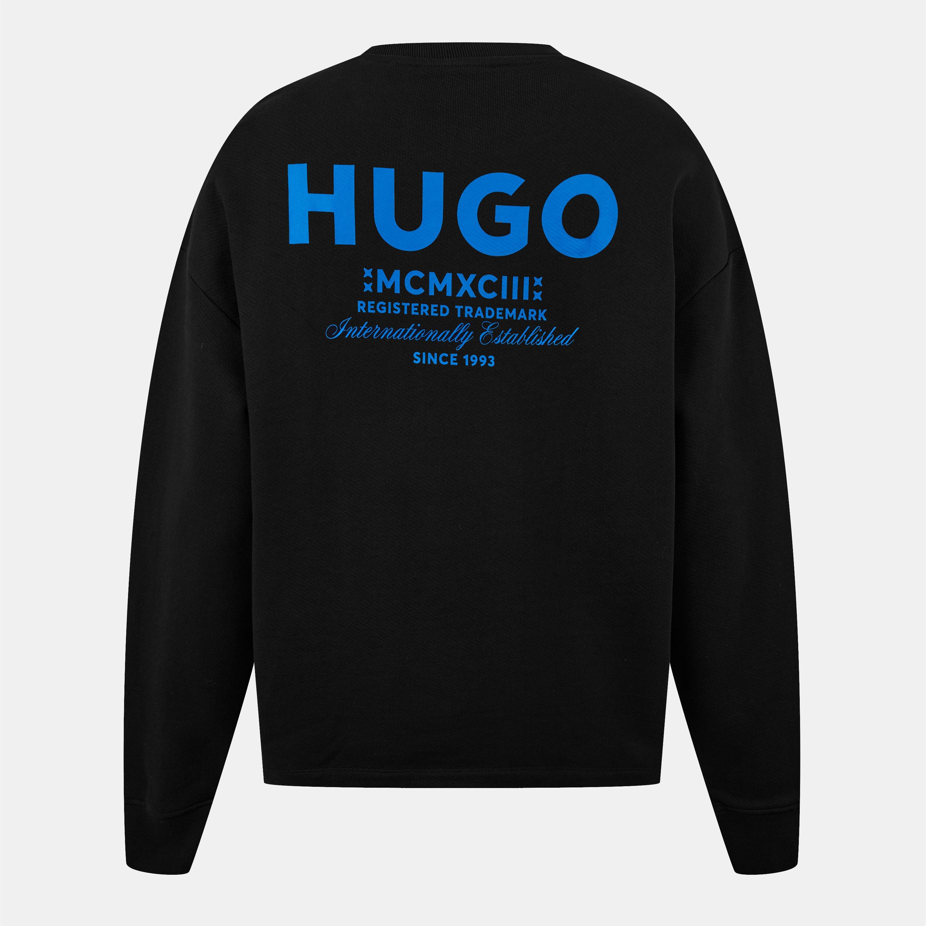 Black 001 - Hugo - Naviu Sweatshirt - 2