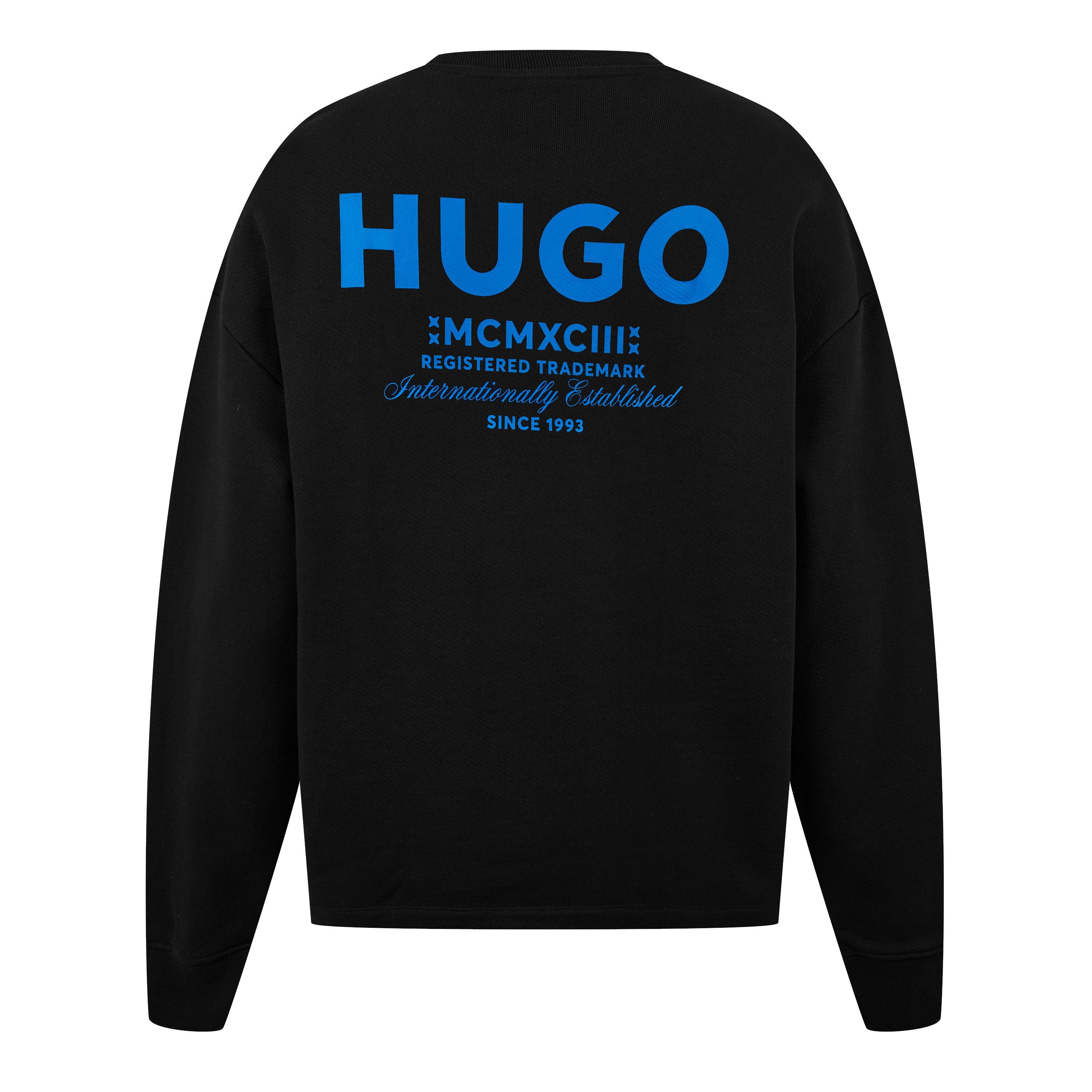Black 001 - Hugo - Naviu Sweatshirt - 8