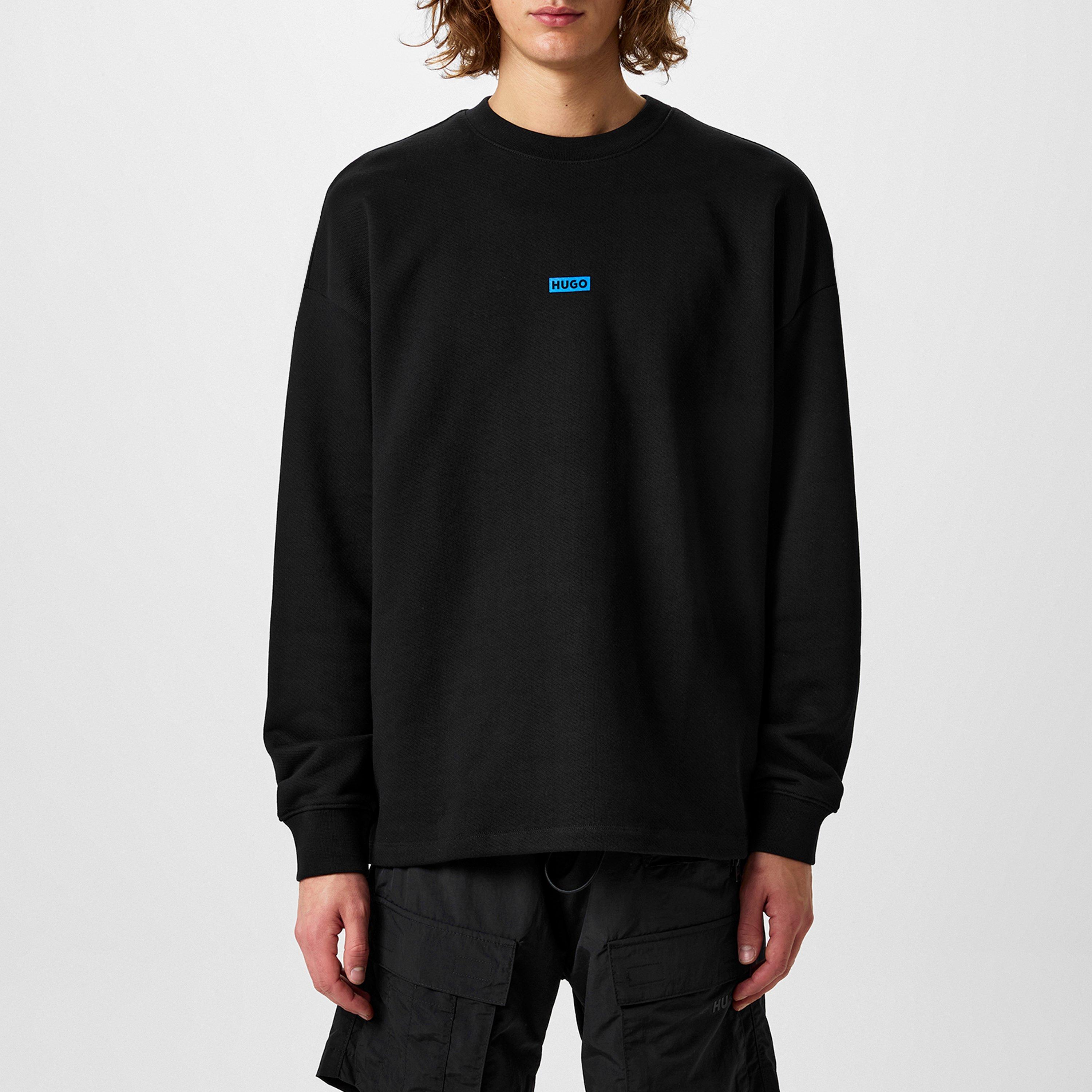 Black 001 - Hugo - Naviu Sweatshirt - 3