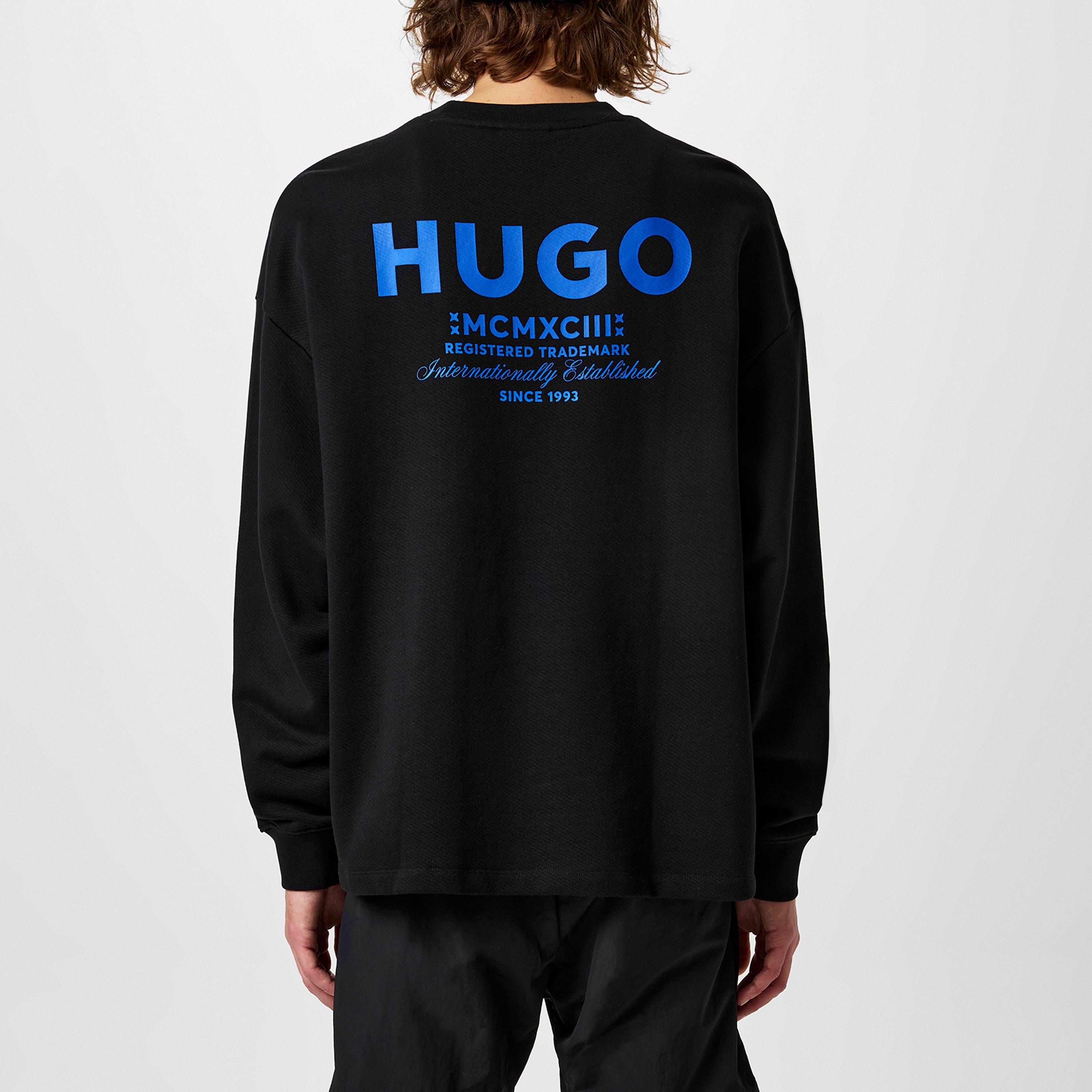 Black 001 - Hugo - Naviu Sweatshirt - 4