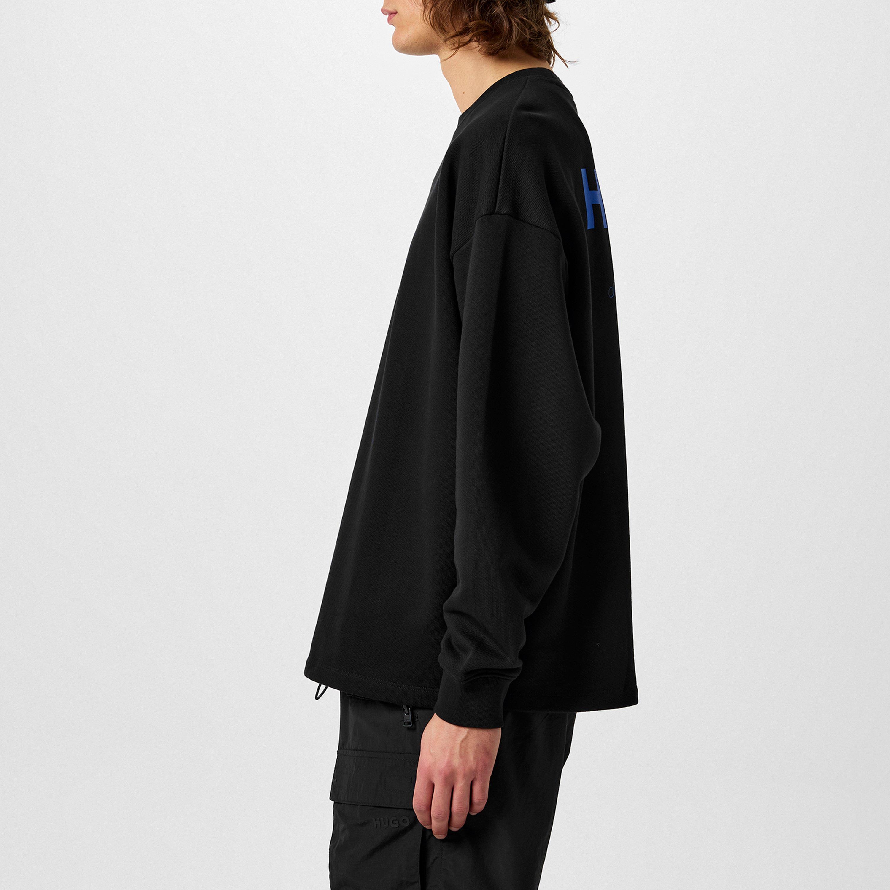 Black 001 - Hugo - Naviu Sweatshirt - 5