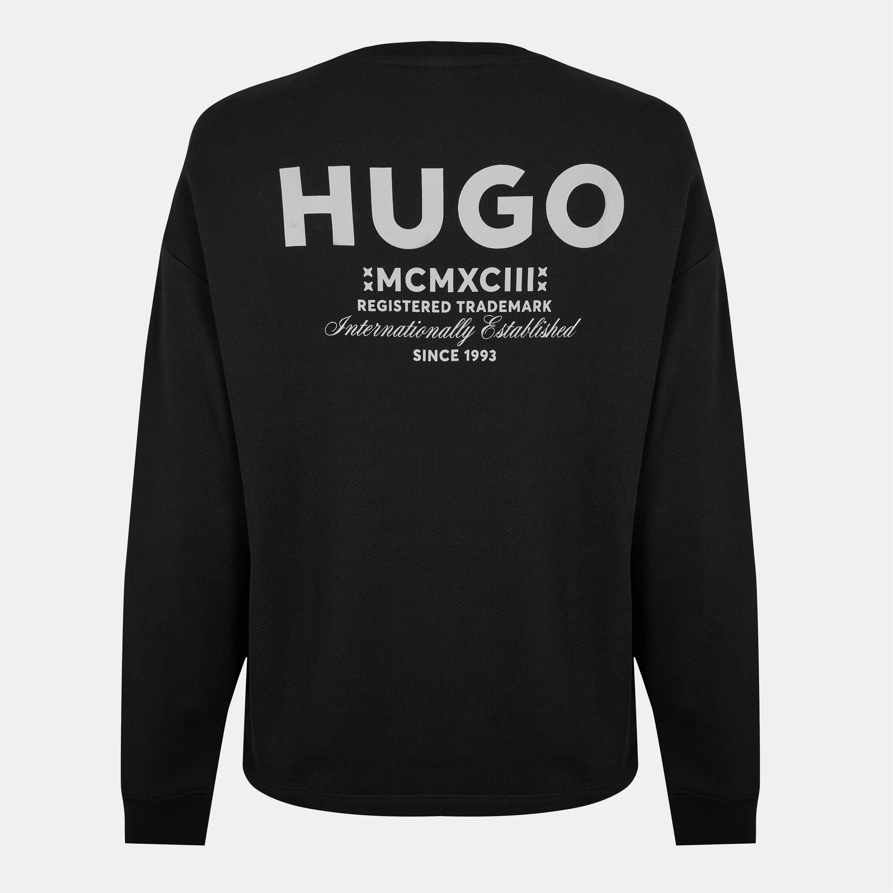 Black 002 - Hugo - Naviu Sweatshirt - 2
