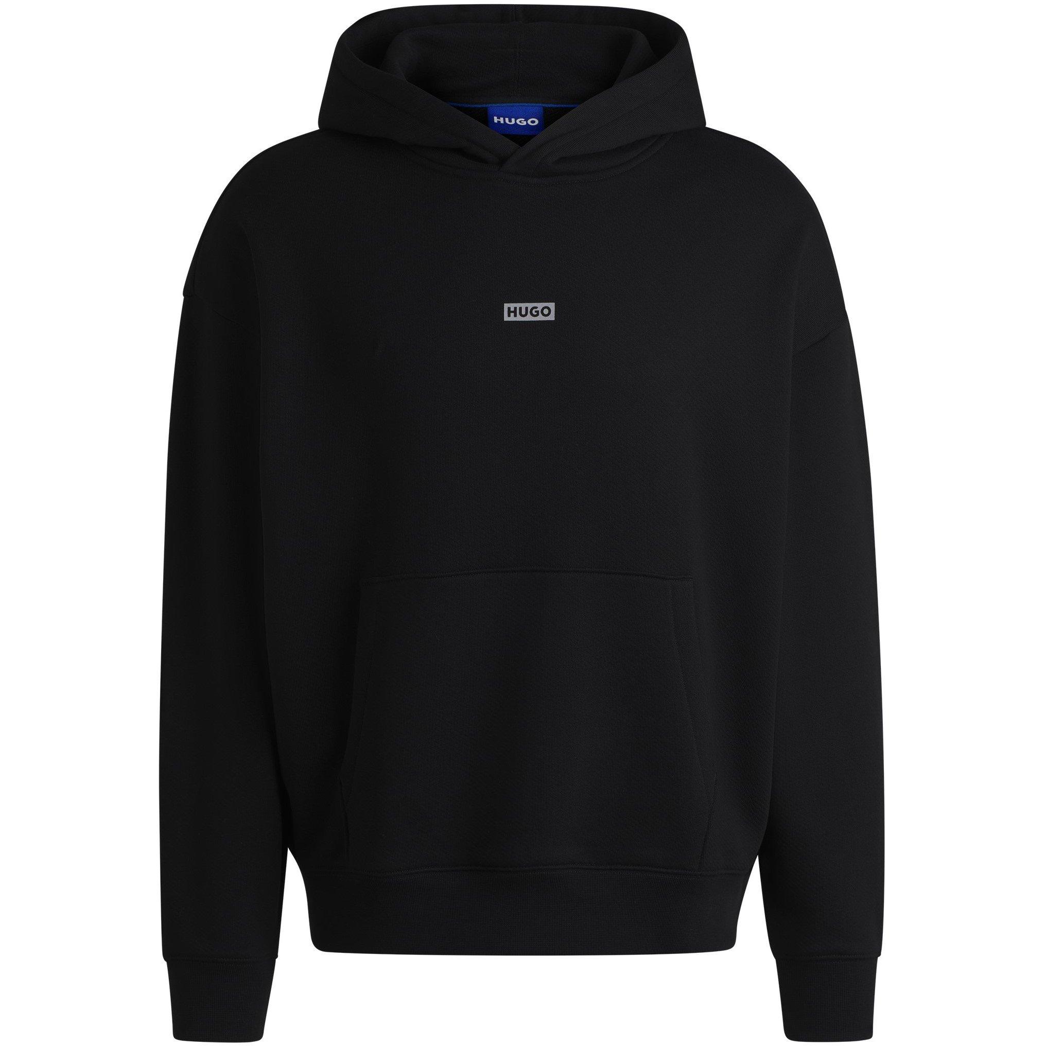 Black 002 - Hugo - Men's Over-the-head Hoodie - 8
