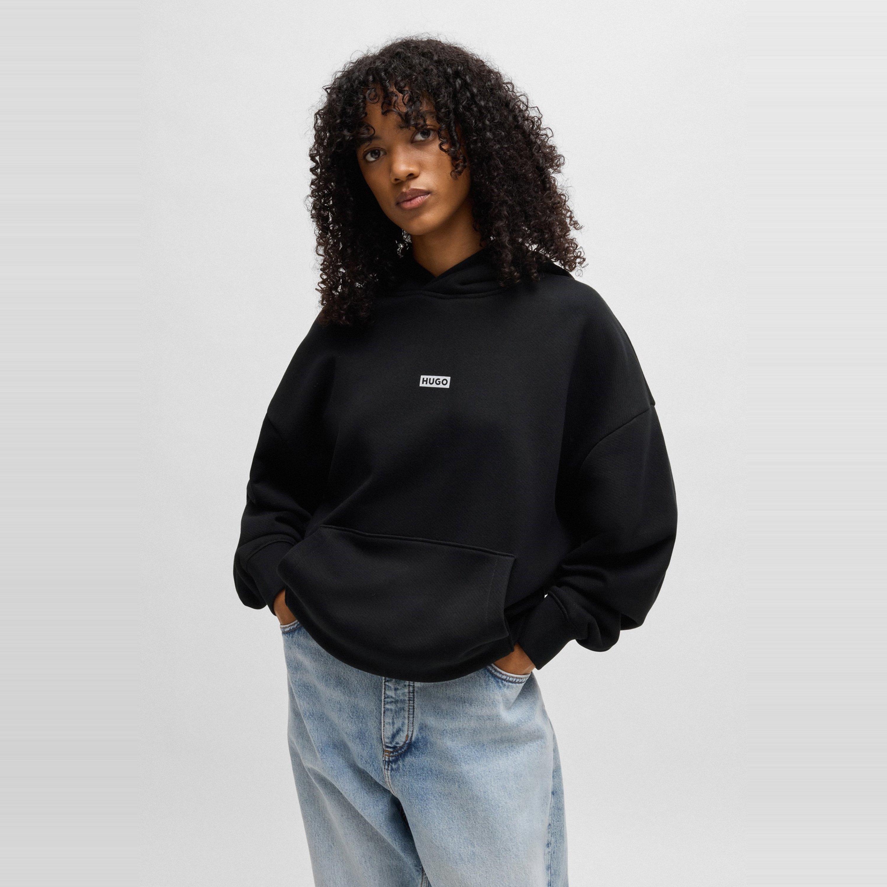 Black 002 - Hugo - Men's Over-the-head Hoodie - 6