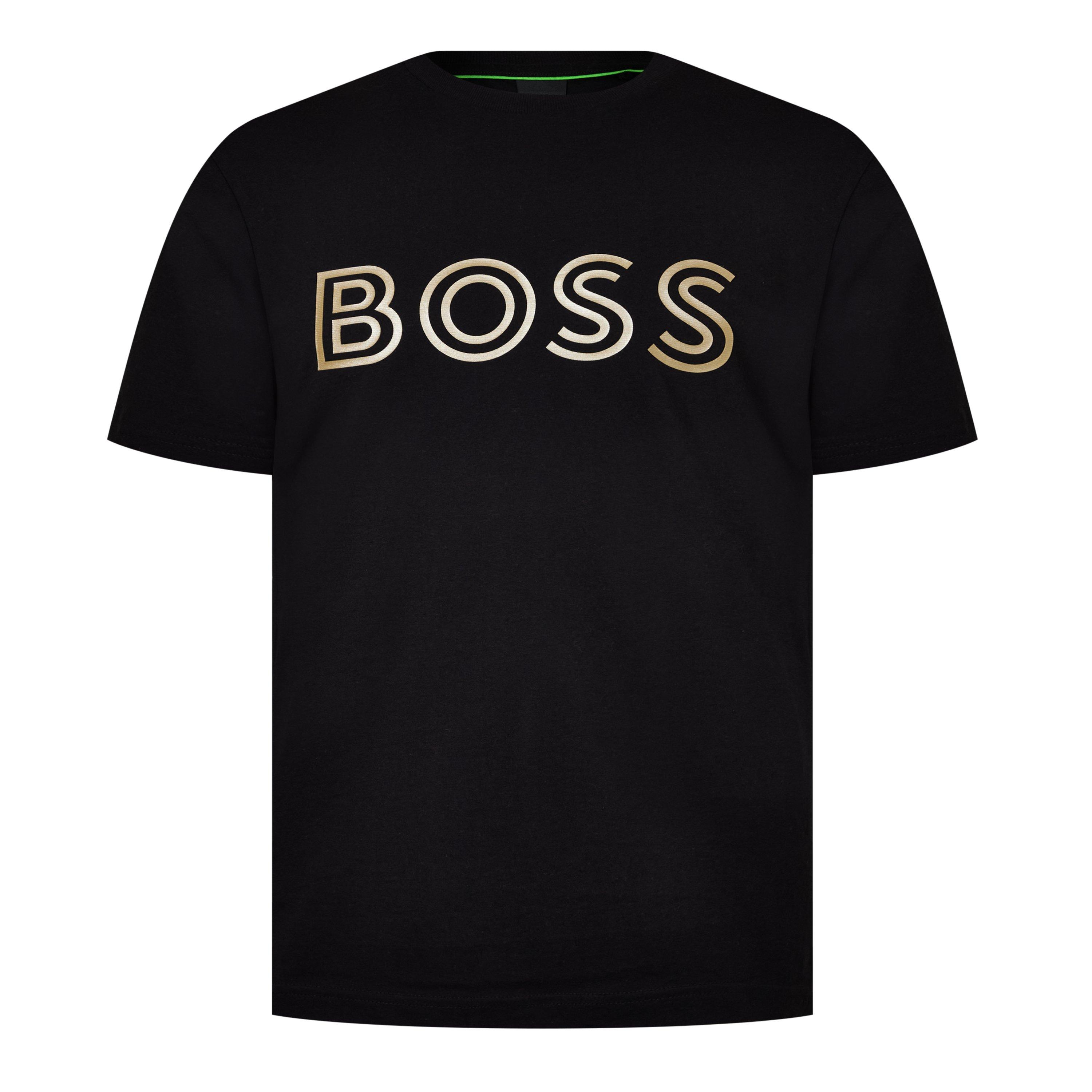Black Gold - Boss - Men's Logo Print T-Shirt - 1